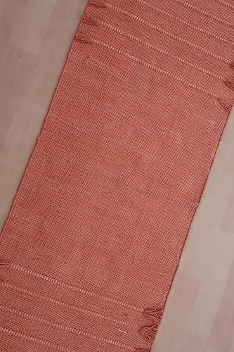 Miniatura 4 de Jaipur Art & Rugs - Alfombra de yoga de algodón, respetuosa con el medio ambiente, tejida a mano, gruesa (0.945 x 2.835 x 0.197 in) para el