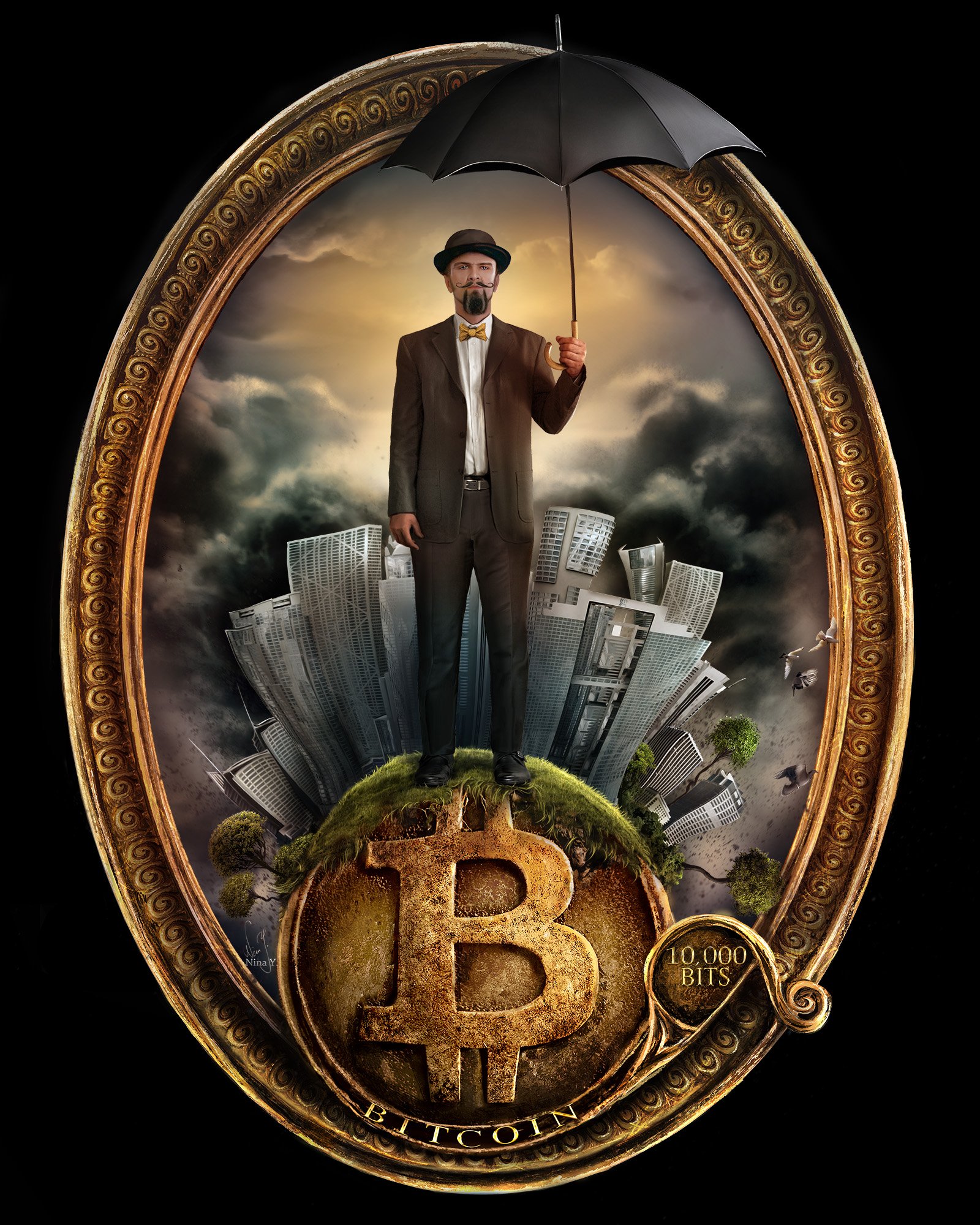 Bitcoin Cryptoart See What Tomorrow Brings 8 5 X 11 | Desertcart Seychelles