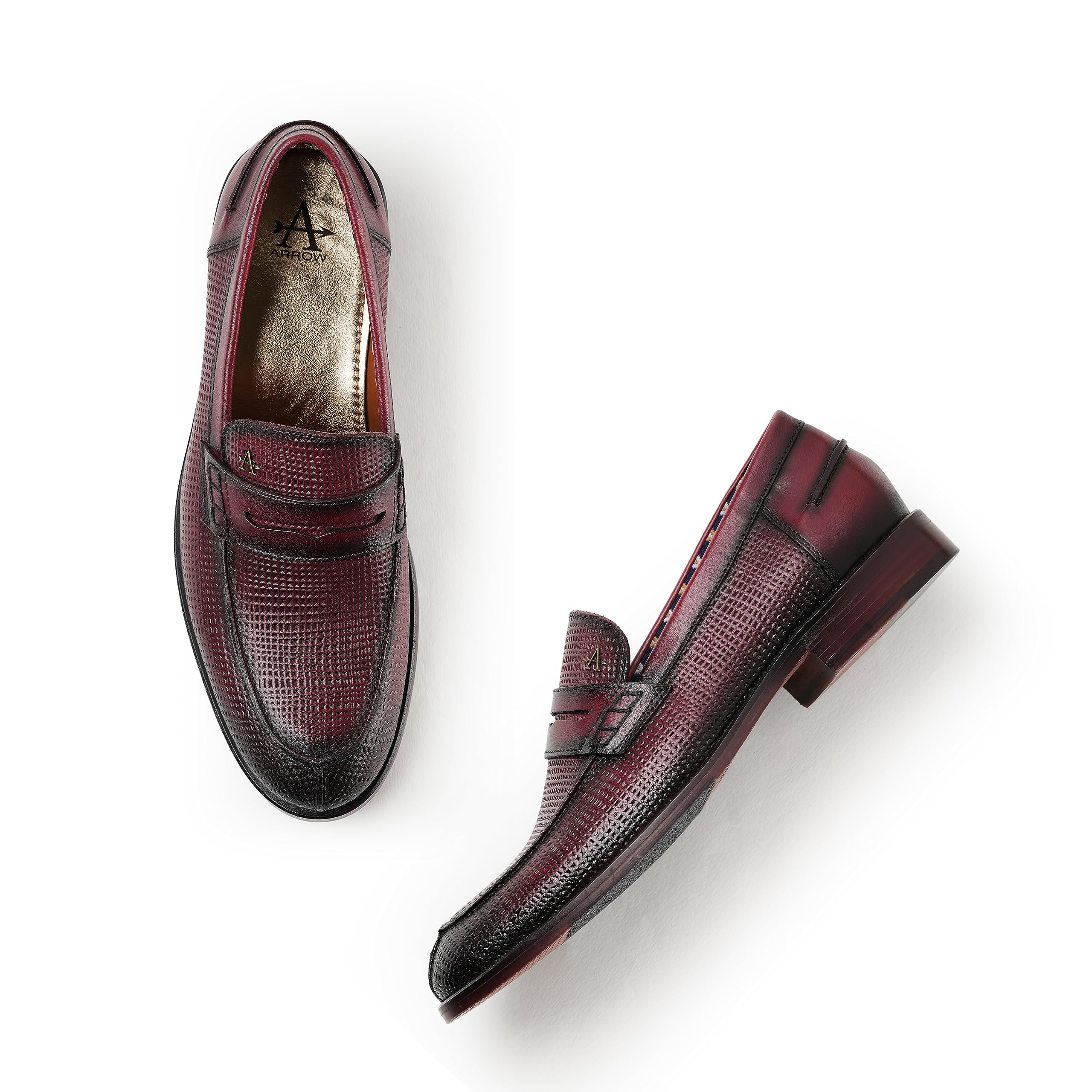 Arrow Cross Mens Burgundy Slip on Shoes-(UK/9) (US/10) (2FA23378M01) (B0CKBV8NQS) Amazon Price History, Amazon Price Tracker
