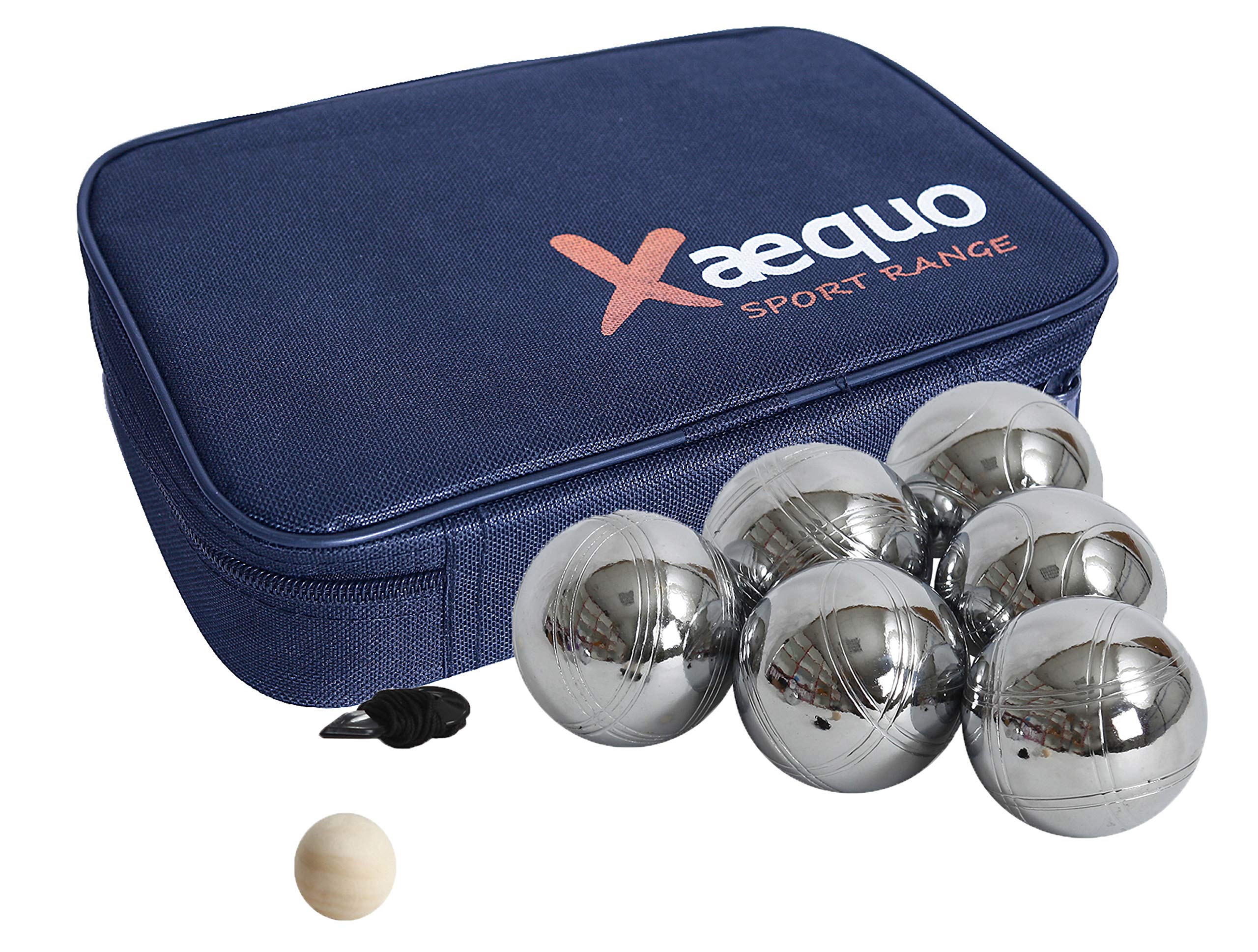 FERRY 6 Boules de pétanque avec Sacoche (Lot de 6 Boules)