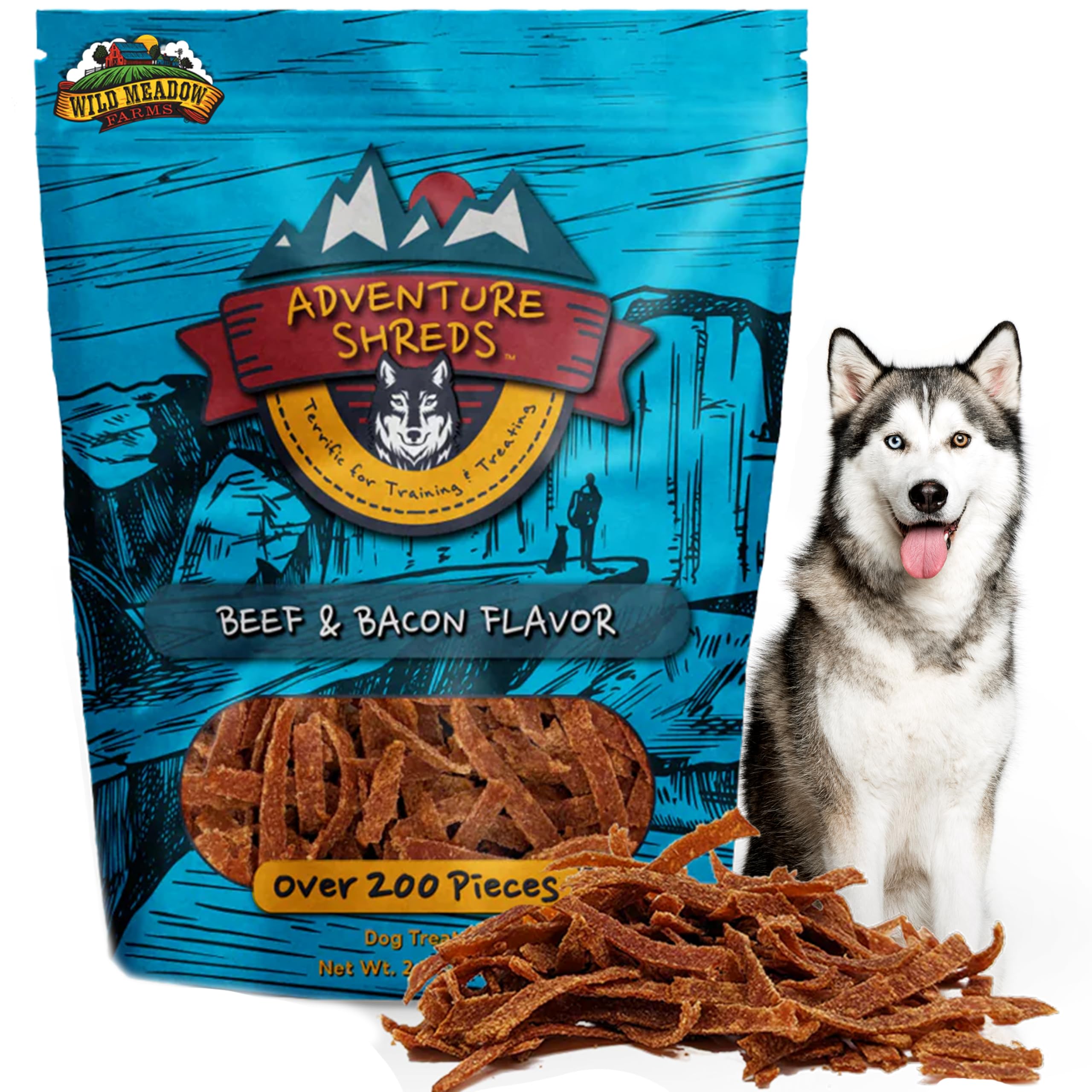Amazon.com : Wild Meadow Farms - Adventure Shreds Beef & Bacon Dog