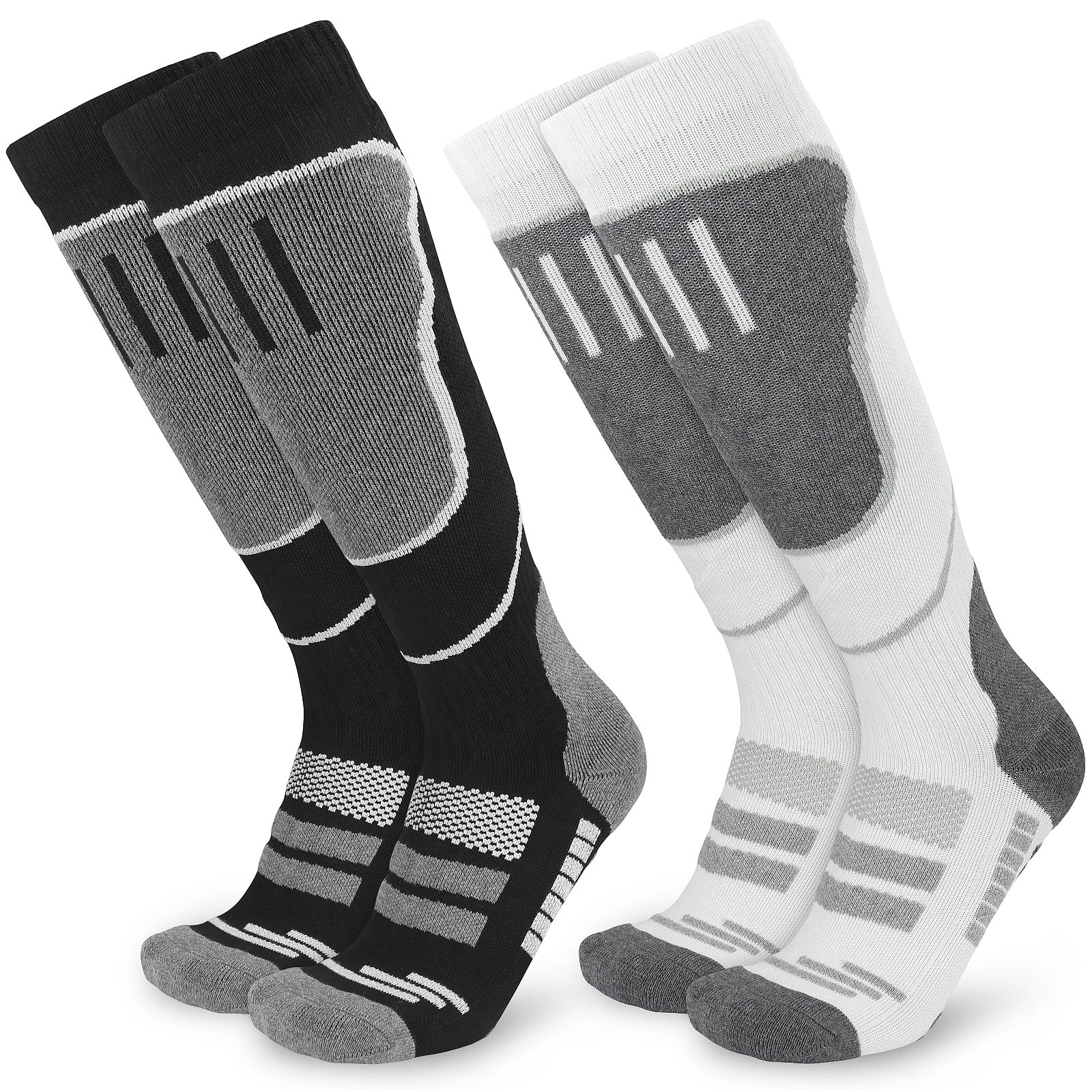 srclo Womens Thermal Ski Socks, Knee High Long Walking Hiking Sports Socks,Cushioned Warm Thick Winter Athletic Socks for Skiing Snowboarding