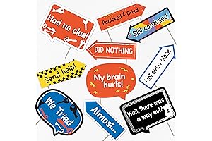 Escape Room Party Kit - Photo Booth Props For Mystery Themed Party