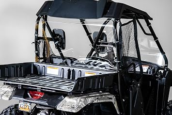 Back UTV Windshield Compatible with Honda Pioneer 500 - Standard 3/16"