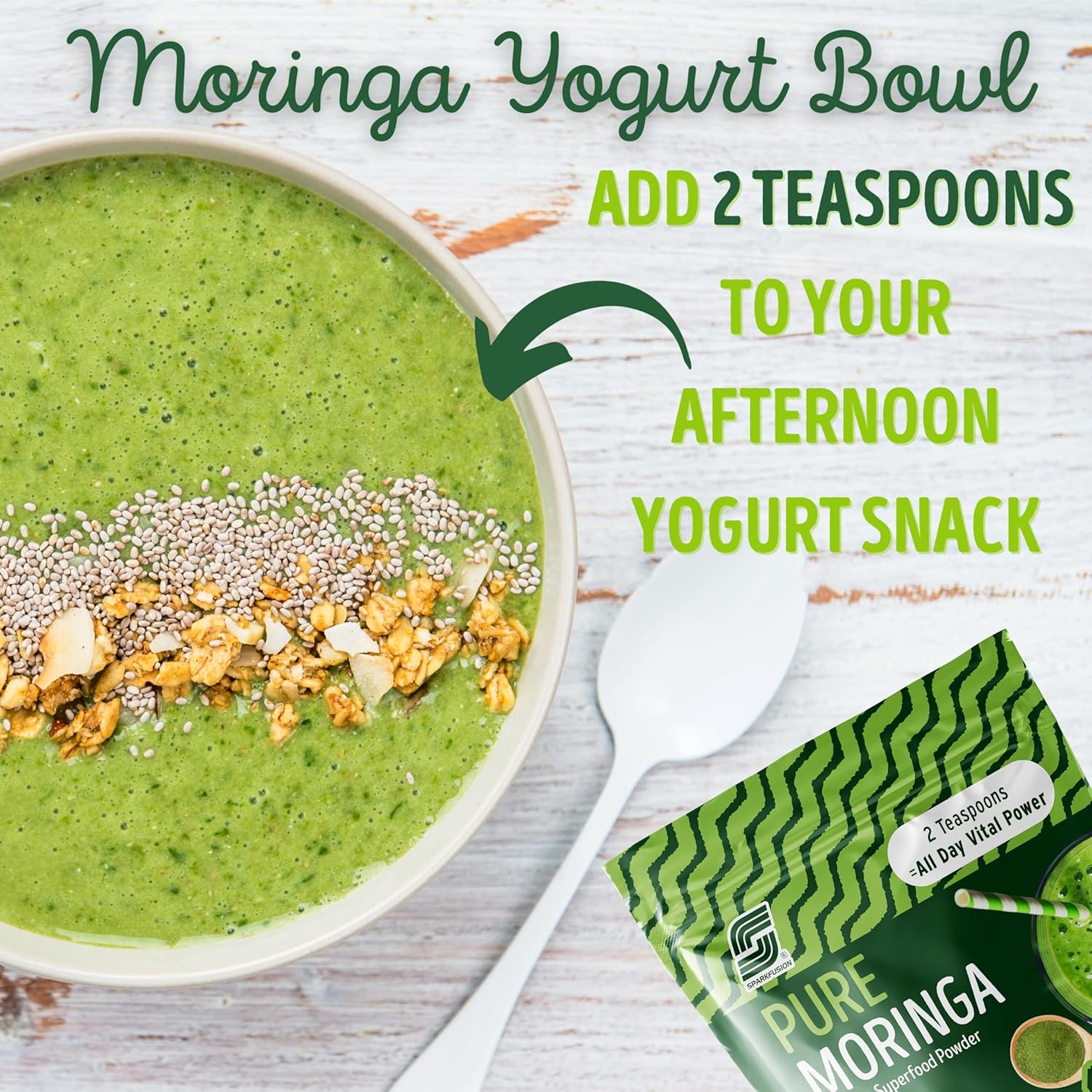 Buy Now Sparkfusion 100% Organic Moringa Powder | 200G | Ayurvedic S... 4 Buy Now Sparkfusion 100% Organic Moringa Powder | 200G | Ayurvedic S...