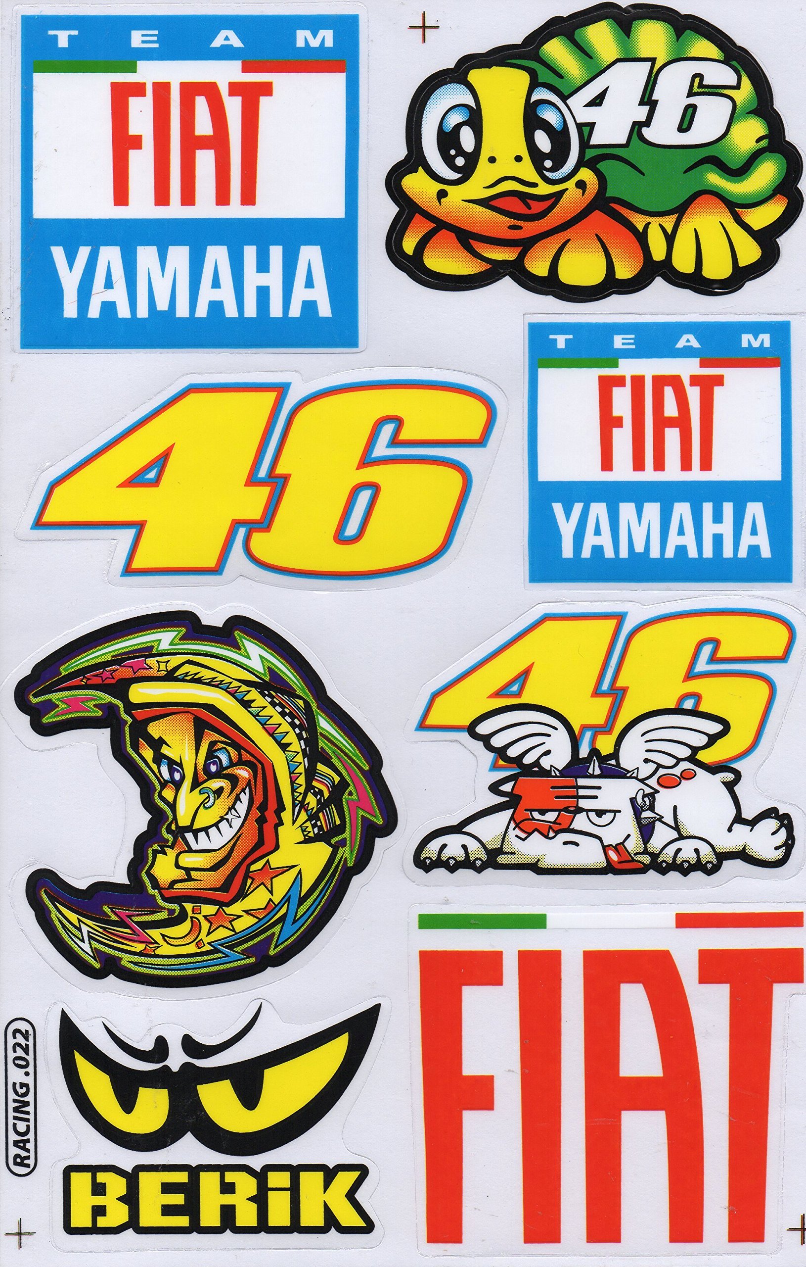 1 SHEET - Sponsor Sponsors Logo Sticker Stickers Racing Tuning Moto Motocross RC Model Car 10 x 7 inch