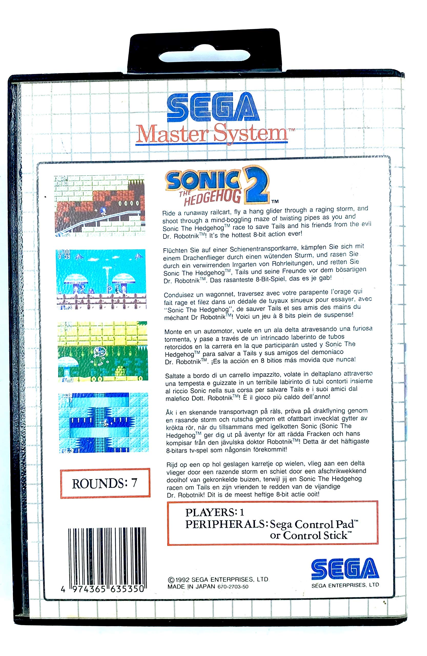Sonic 2 MasterSystem