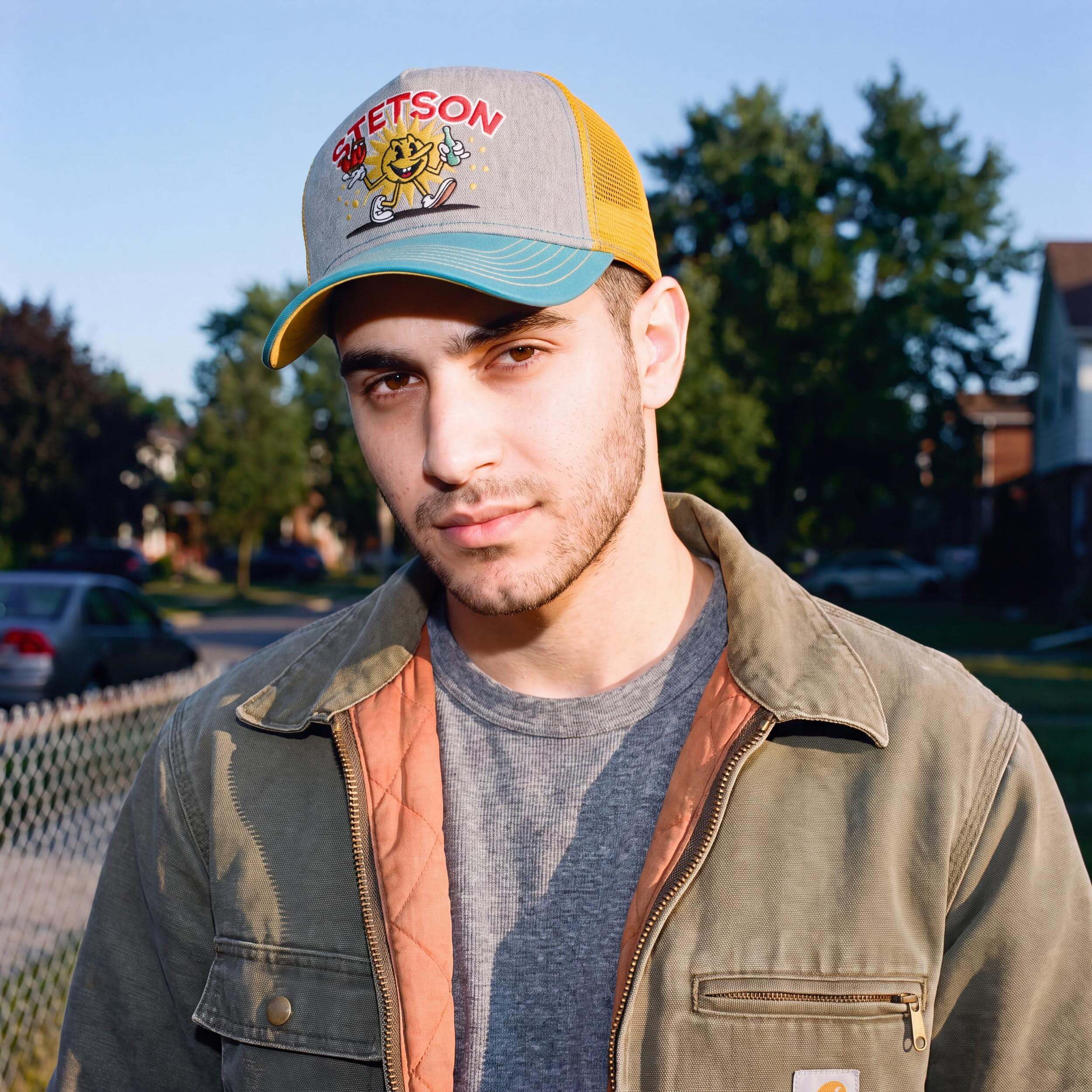 Stetson Walking Sun Gorra Trucker Snapback Hombre Primavera Verano