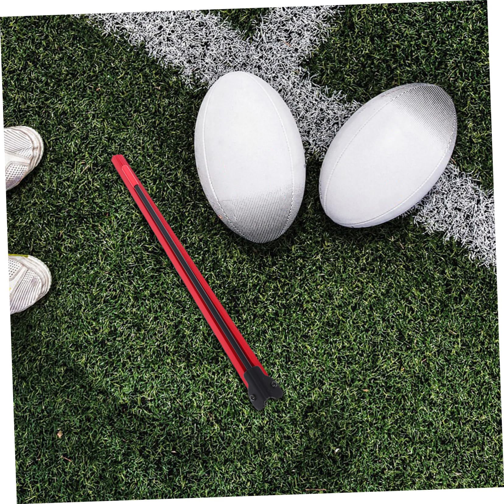 Anneome Fußball Kick Tee Tragbar Verstellbar Aus Wetterfestem Kunststoff rutschfeste Halterung Trainingsgerät Für Fußball Training Und Field Goal Übungen
