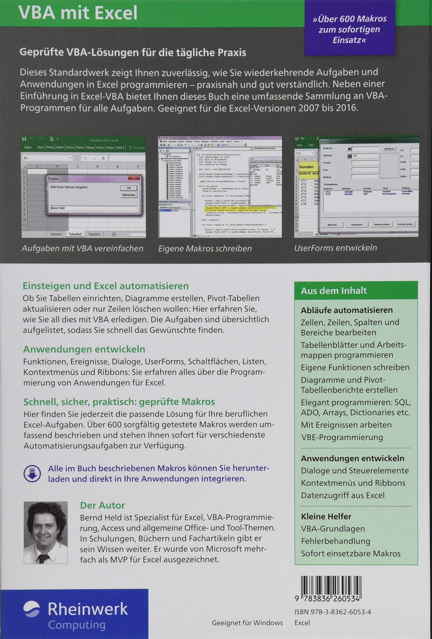 VBA mit Excel: Das umfassende Handbuch für Einsteiger und fortgeschrittene Anwender