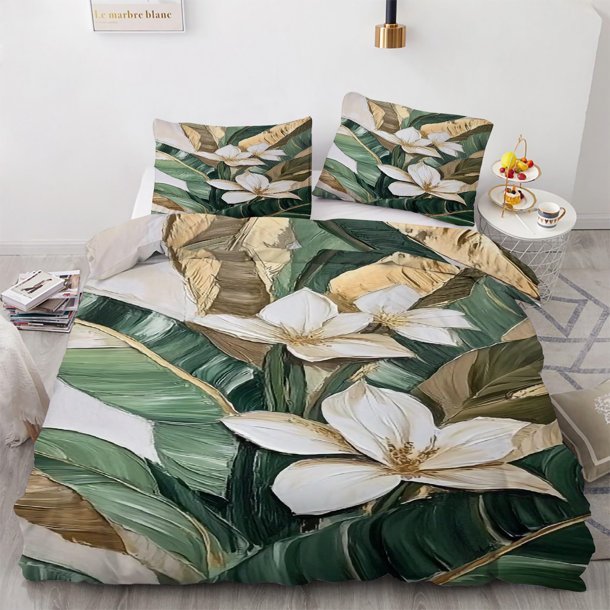 Housse de couette 200x200 microfibre avec 2 taies d'oreiller unies lit 2 personnes