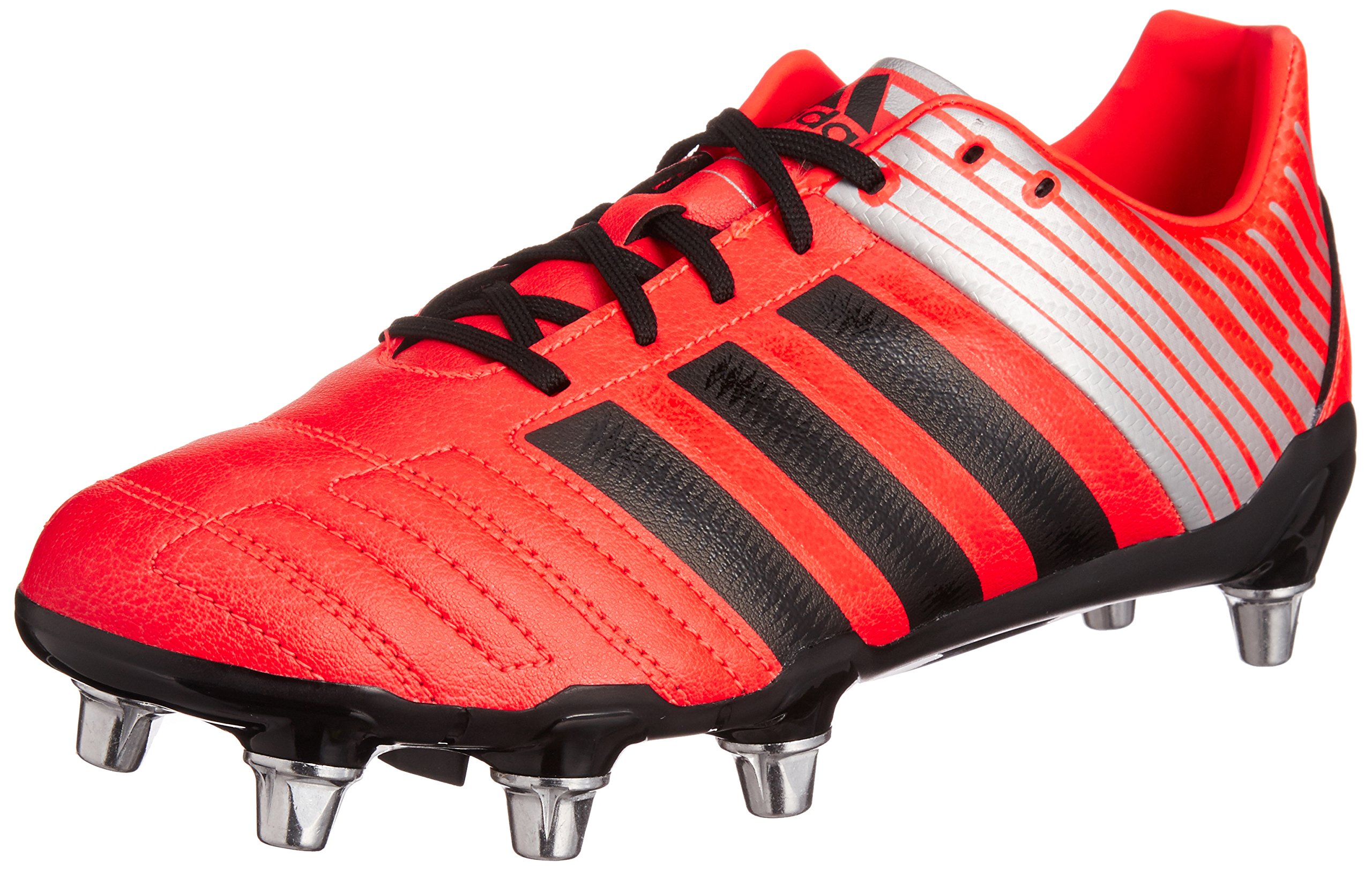 adidas Regulate Kakari SG Men's Rugby Boots, Red/Black, US8.5