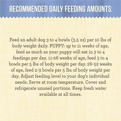 Miniatura 7 de Merrick Lil' Plates - Alimento húmedo sin cereales para perros pequeños, receta Pint-Sized Puppy Plate, 12 envases de 3.5 onzas