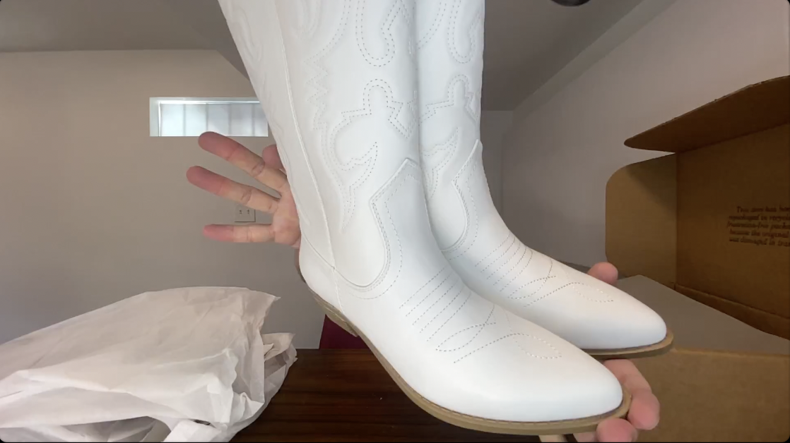 BEST White Women's Boots? | Dream Pairs Cowgirl Boots