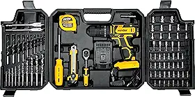 Vonder, Parafusadeira/Furadeira De Impacto A Bateria, 20 V, Fonte De Carregamento Bivolt Automática Com 78 Acessórios, Pfv 078.