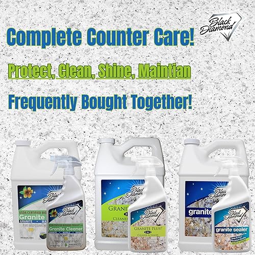 Miniatura 9 de Sellador de granito Black Diamond Stoneworks Sella y protege. Sellador protector de mármol. Sellador para encimeras de granito, mármol y travertino