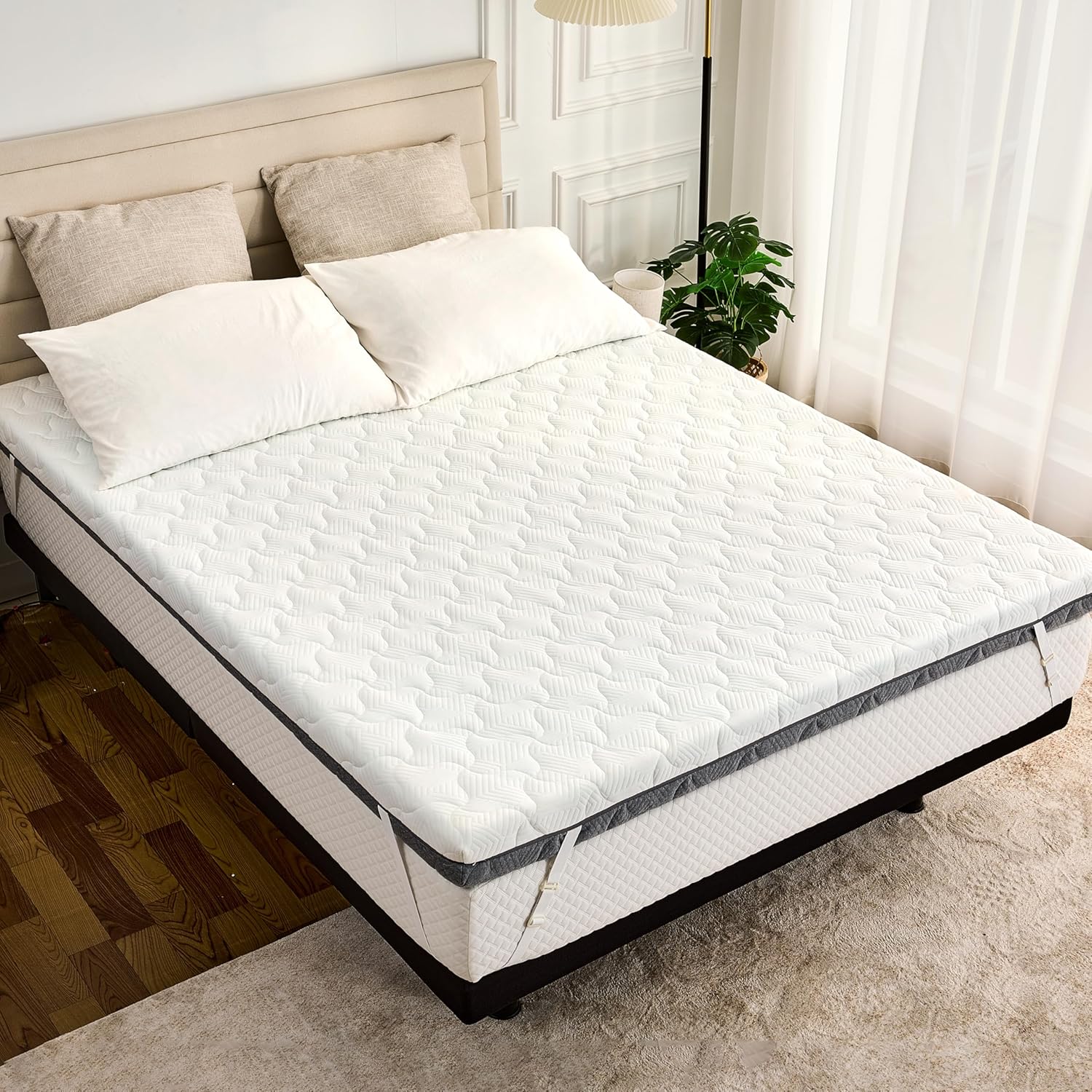 Extra Firm Mattress Topper Queen Size 4 Inch