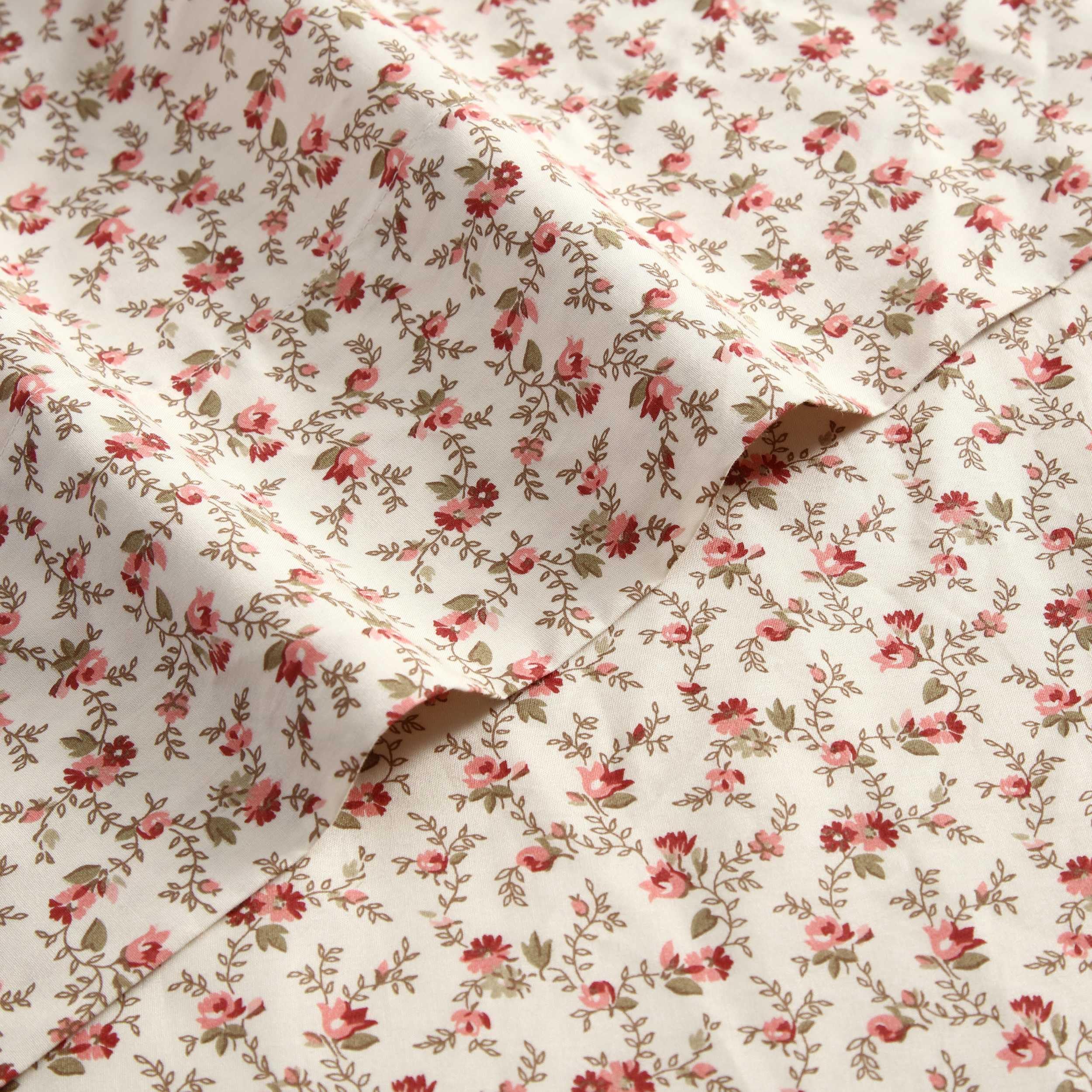 Laura Ashley - Juego de sábanas, Ropa de Cama de algodón percal