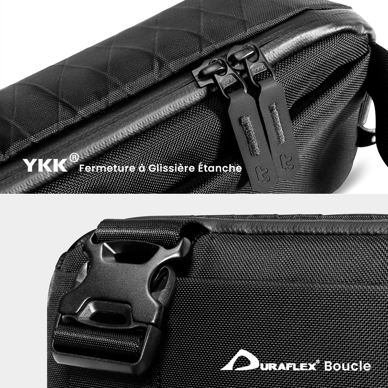 tomtoc Compact Sling Bag, Minimaliste Sac de Poitrine Sac d'Épaule pour Hommes et Femmes, Imperméable Léger Petit Sac d'Épaule Crossbody pour Loisirs, Voyage, Travail, Cadeau Noel, pour 2024 iPad mini