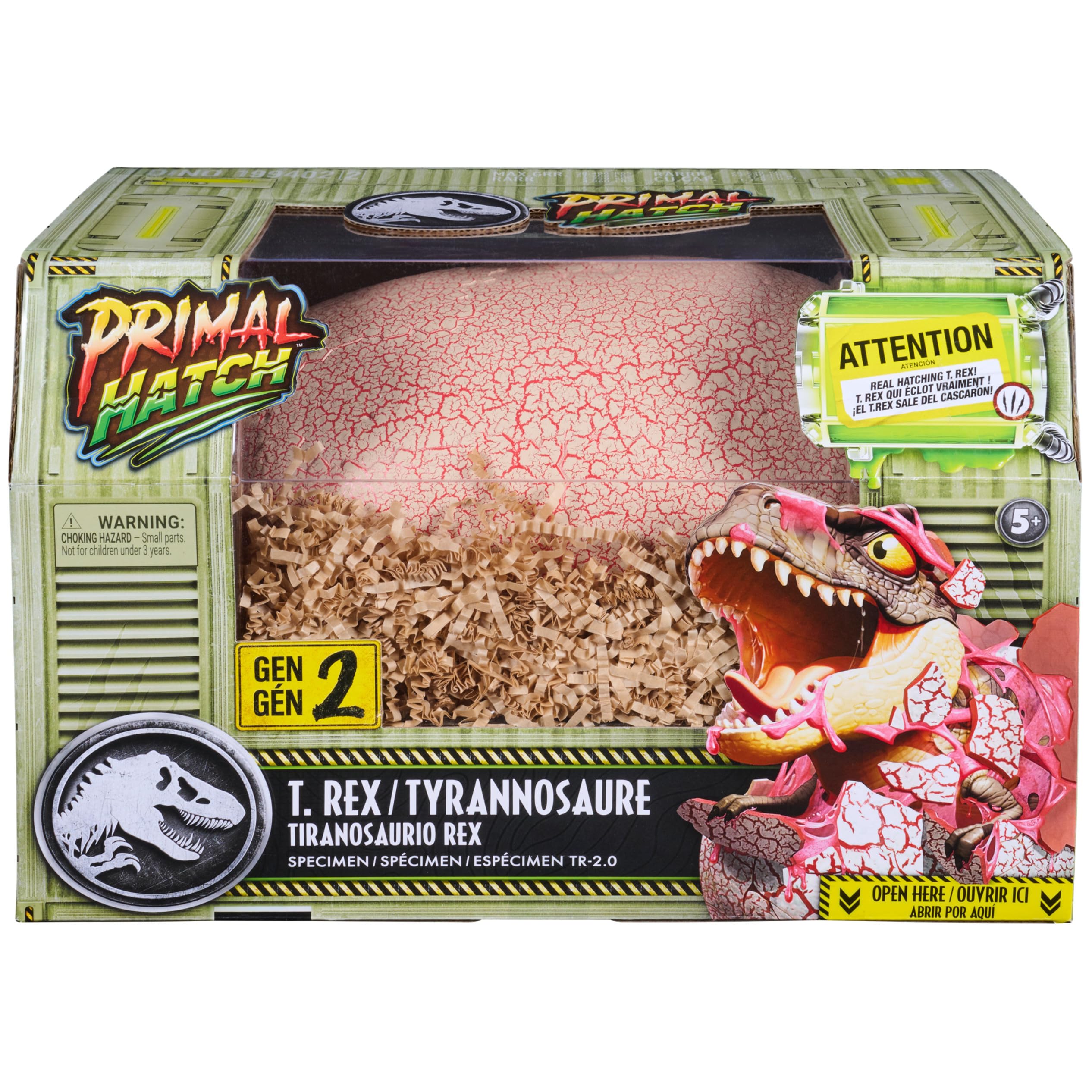 Primal Hatch T-Rex Dinosaur Egg - Interactive Toy -8
