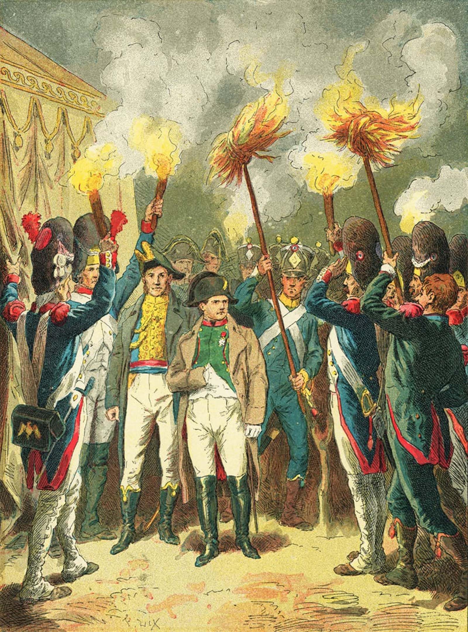 ARTXLXXBN Famous Print Painting Colorful Art Print the Eve of the Battle of Austerlitz by Frederic Theodore Lix Canvas Art Decorations for Home Decor 60x90cm