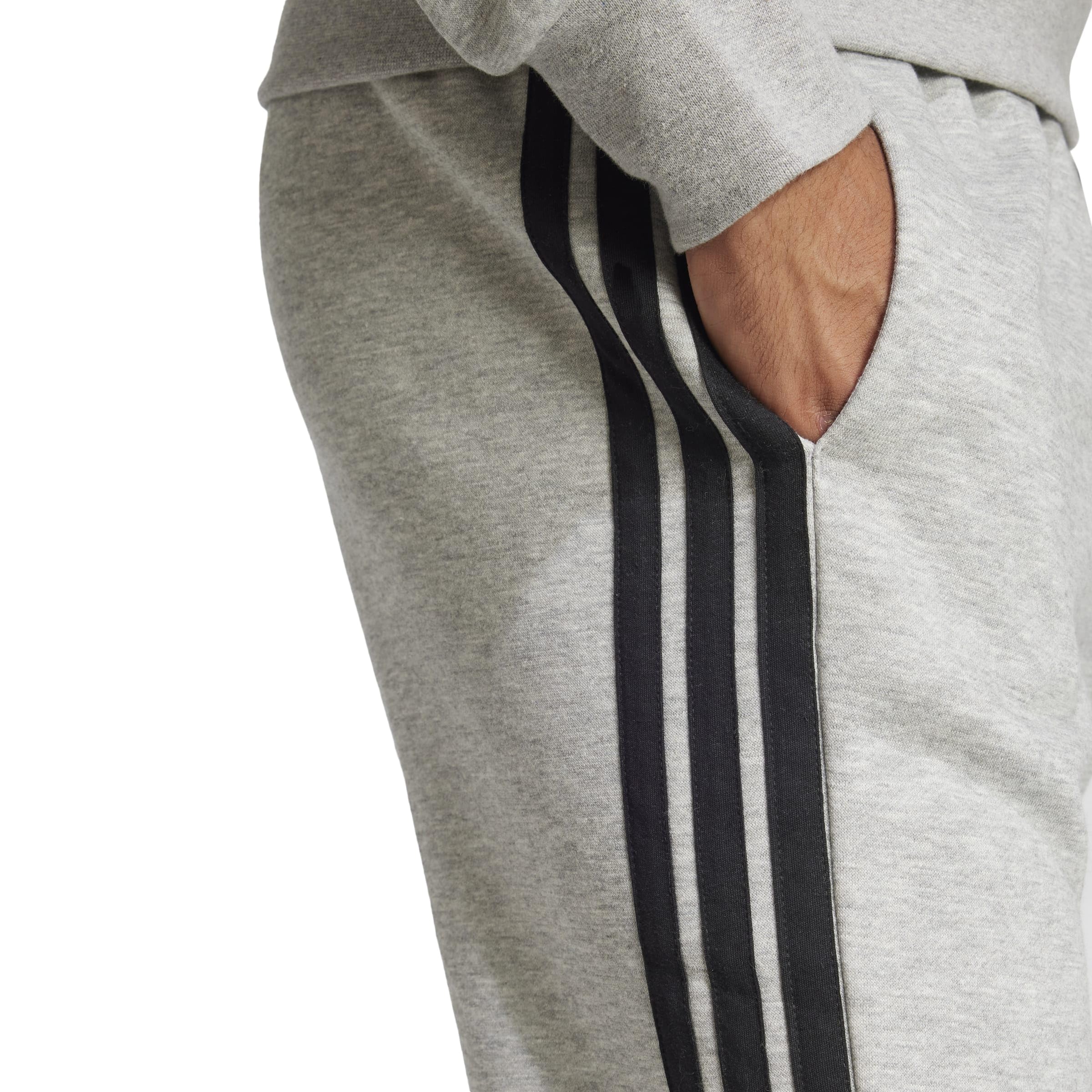 adidas Uomo Essential Three Stripes Fleece Pant - 5