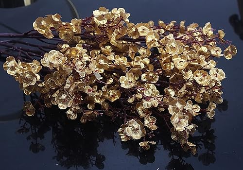 Miniatura 3 de JAKY-Global Flores artificiales de seda de aliento de bebé, 9 piezas para decoración de otoño, ramo de flores falsas a granel para el hogar, cocina,