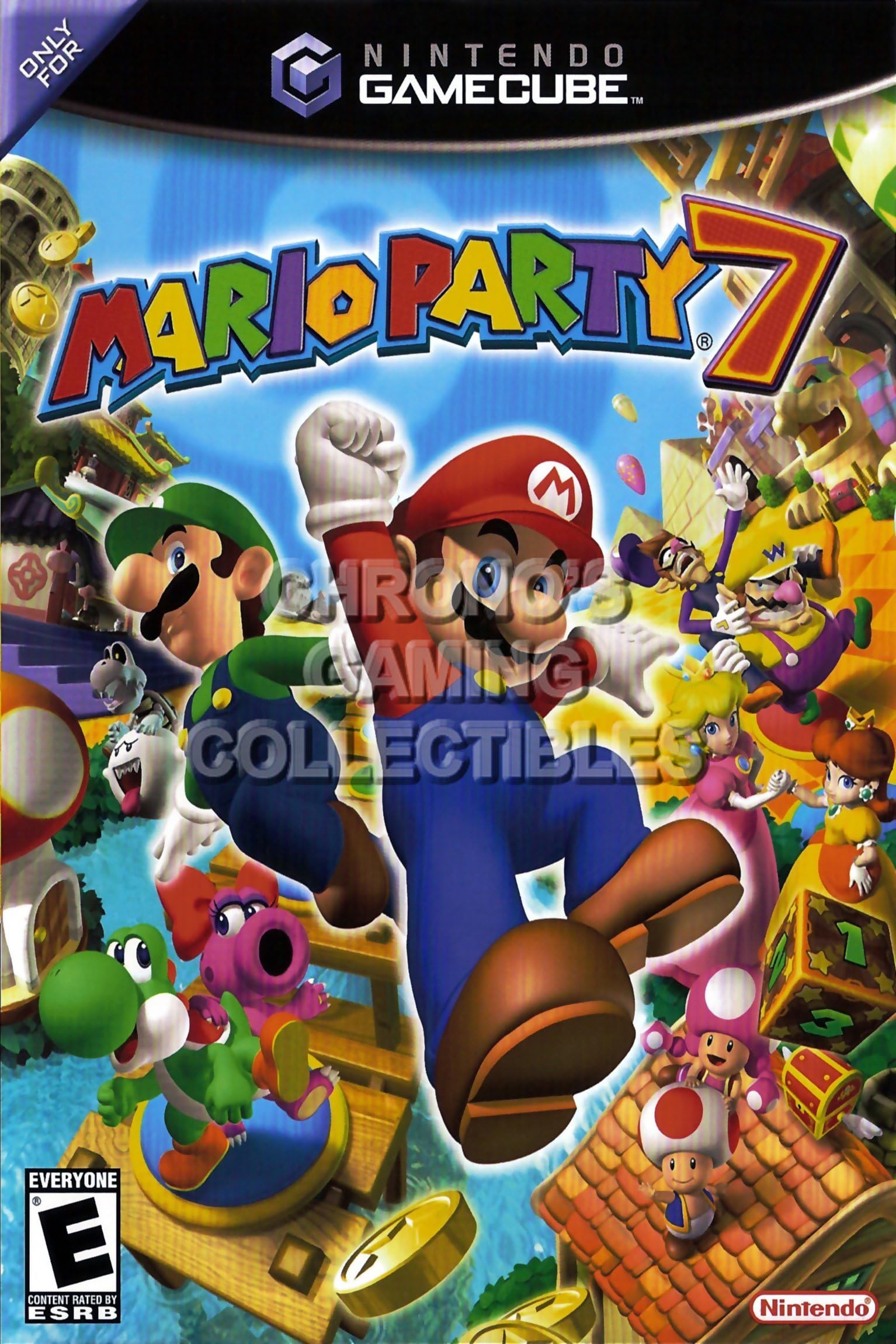 Gamecube CGC Huge Poster - Mario Party 7 - Nintendo GC - NGC035 (16" X 24")