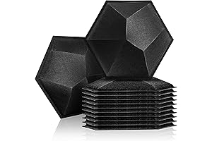 Sonic Acoustics Premium Sound Absorbing Hexagon Panels