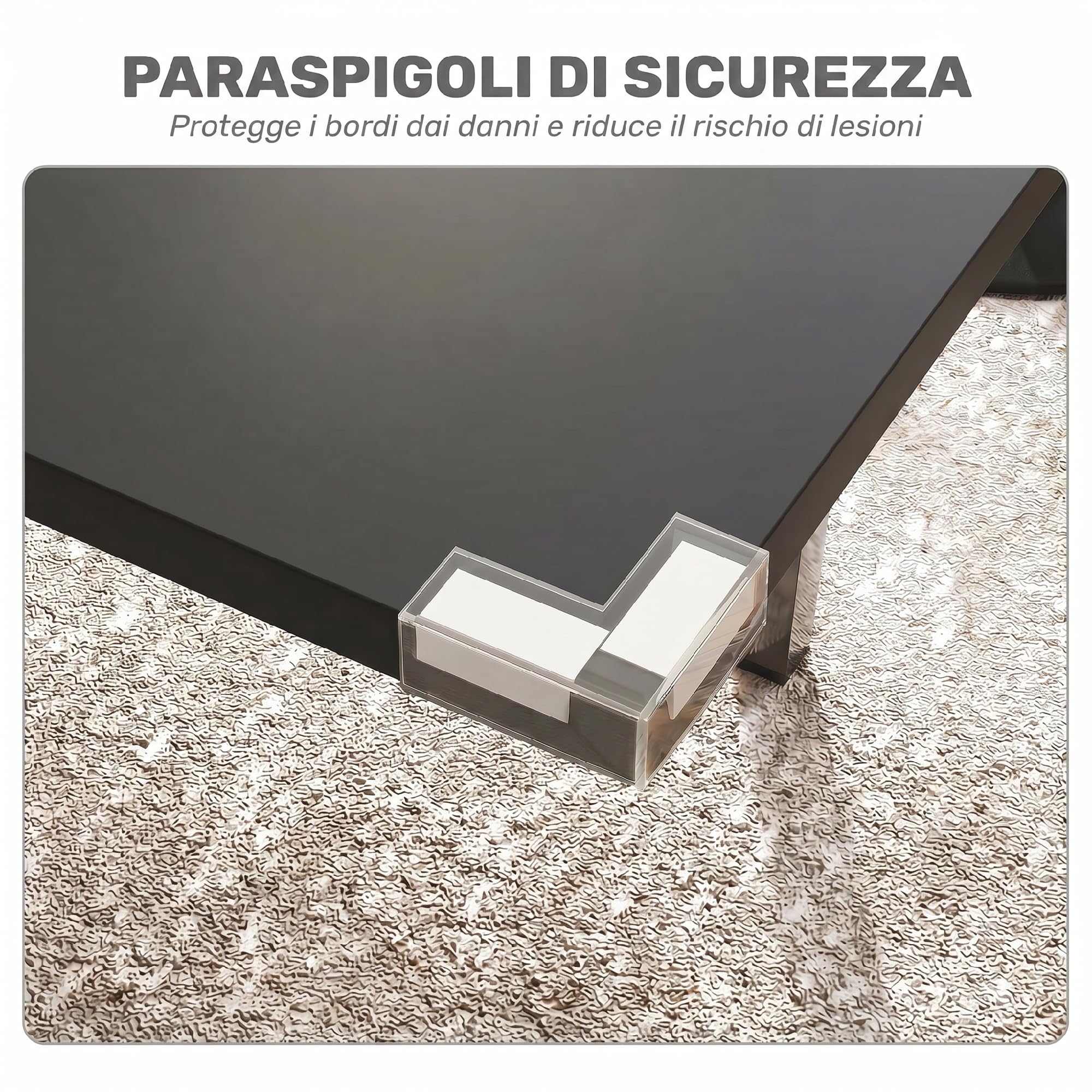 HOMCOM Tavolo da Pranzo Allungabile 4-6 Posti Espandibile 120-160 cm Nero | Tavolo Moderno, da Cucina e Studio, Rettangolare, con Gambe in Acciaio