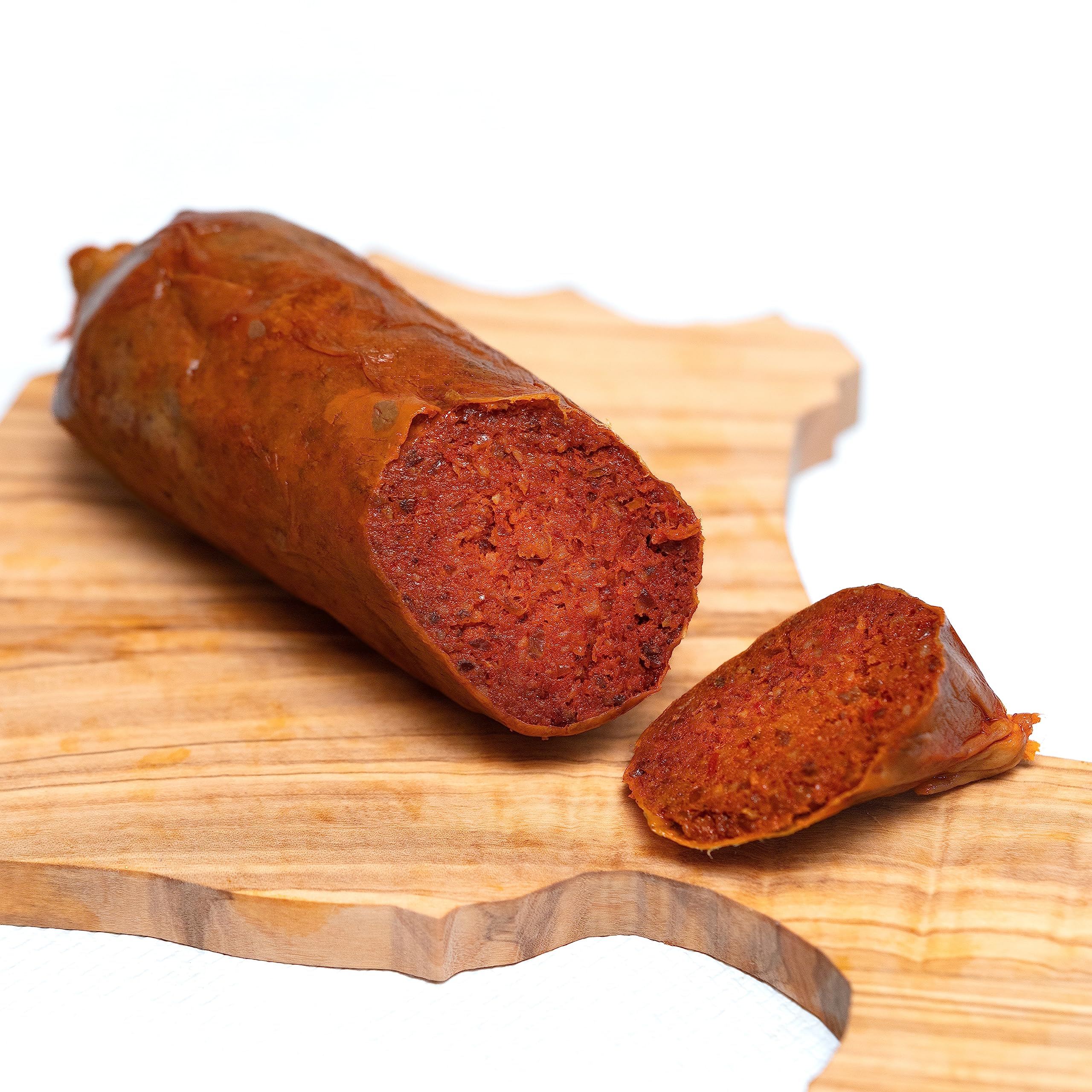 Box Calabrais: Guanciale Calabrais 400g et Nduja de Spilinga 250g - Charcuteries Artisanales Calabraises, Idéales pour Recettes Traditionnelles et Panier cadeau - Saveurs méditerranéennes