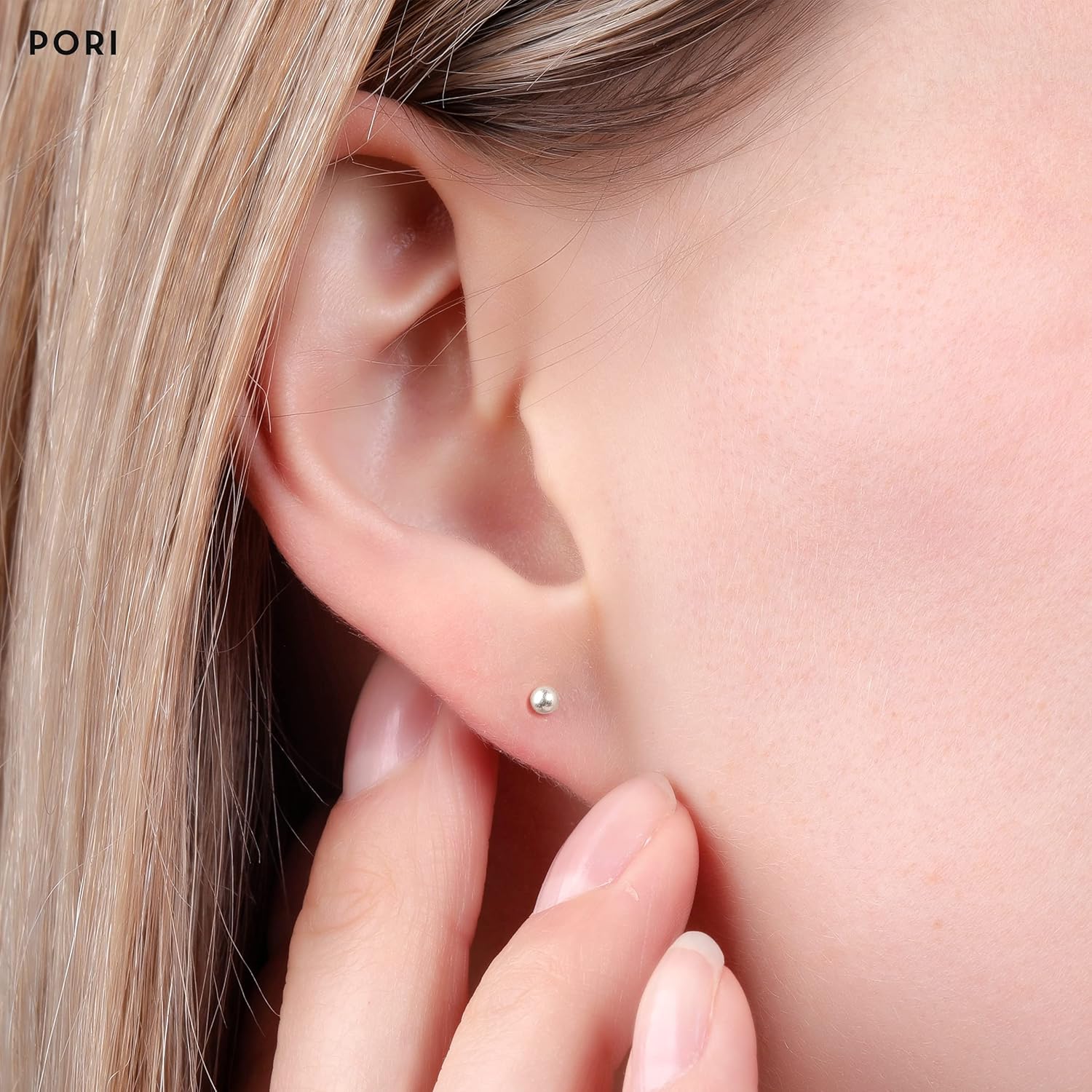 14K Solid Gold Ball Stud Earrings (3-Pair-Pack) 3MM 4MM and 5MM - Choose a Color - Image 4