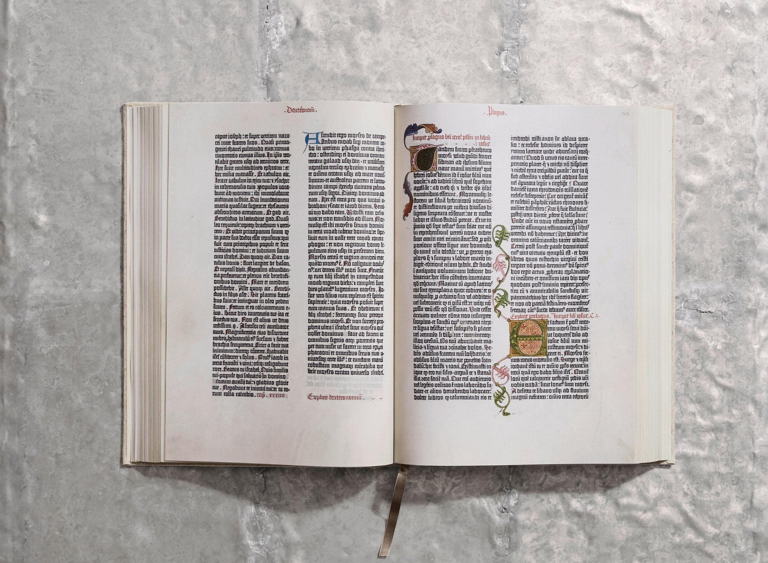 Die Gutenberg-Bibel von 1454