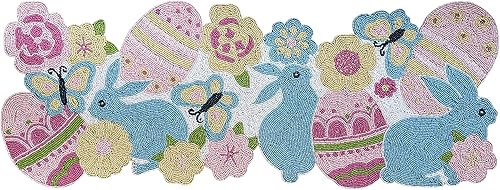 Miniatura 9 de Camino de mesa con cuentas de 36 pulgadas, camino de mesa brillante, camino de mesa decorativo, decoración de granja, camino de mesa rústico con