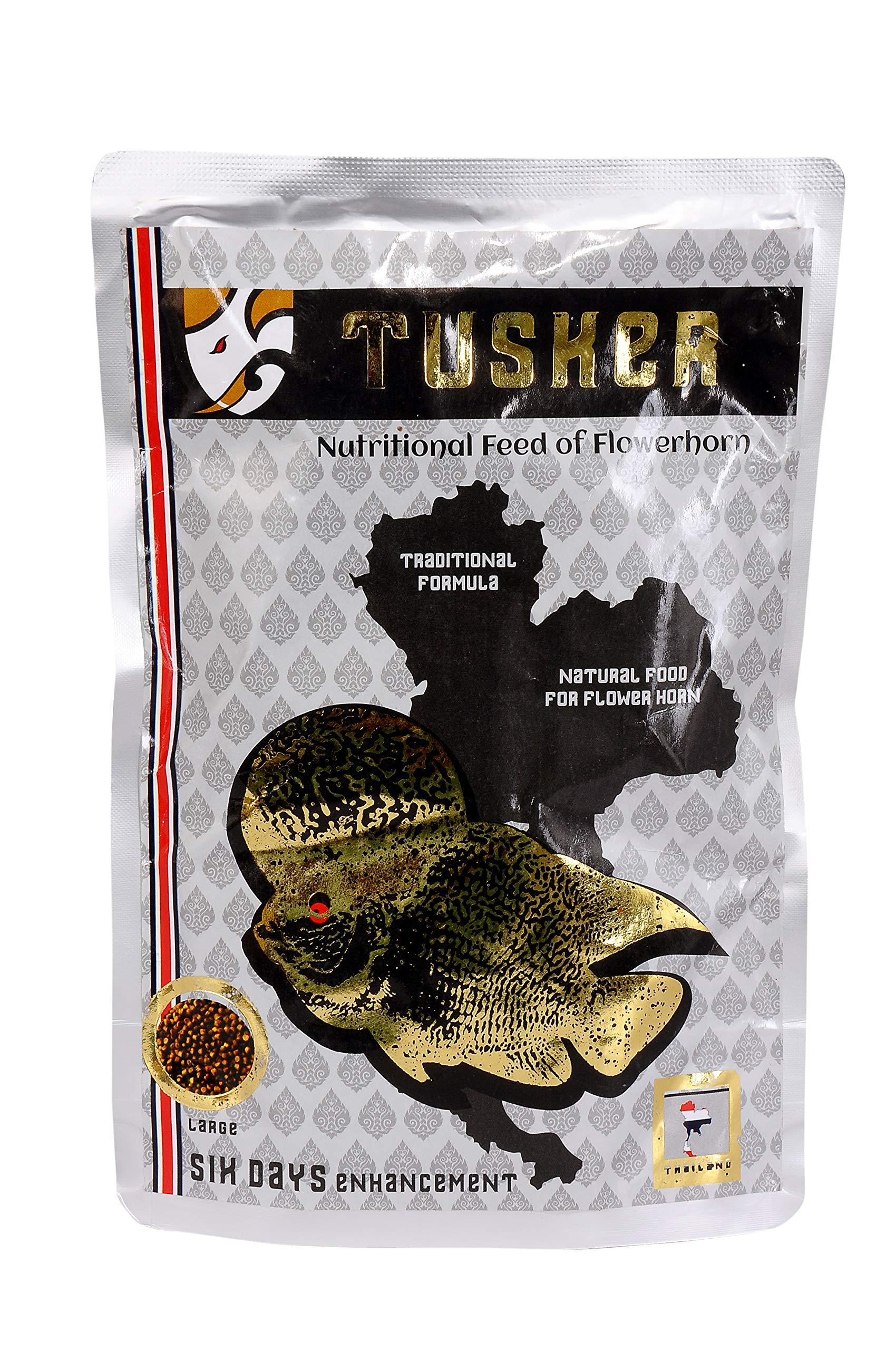 JHENVER Tusker Nutritional Feed of FLOWERHORN 100G (B08HW4RSNY) Amazon Price History, Amazon Price Tracker