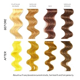 Overtone Semi Permanent Hair Color Conditioner, Extreme Yellow, 8 oz, Nourishing, Damage-Free, Color Depositing Mask for All Hair Types with Shea Butter & Coconut Oil, Vegan & Cruelty-Free