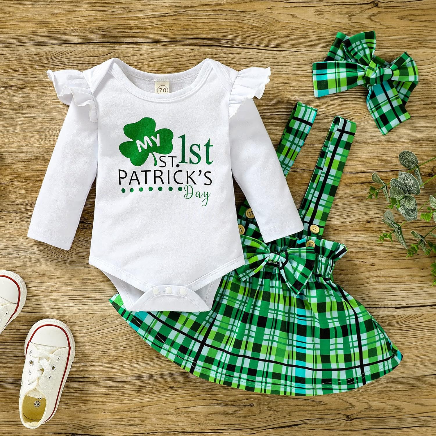 St Patricks Day Baby Girl Outfit Newborn Infant Baby Girl St