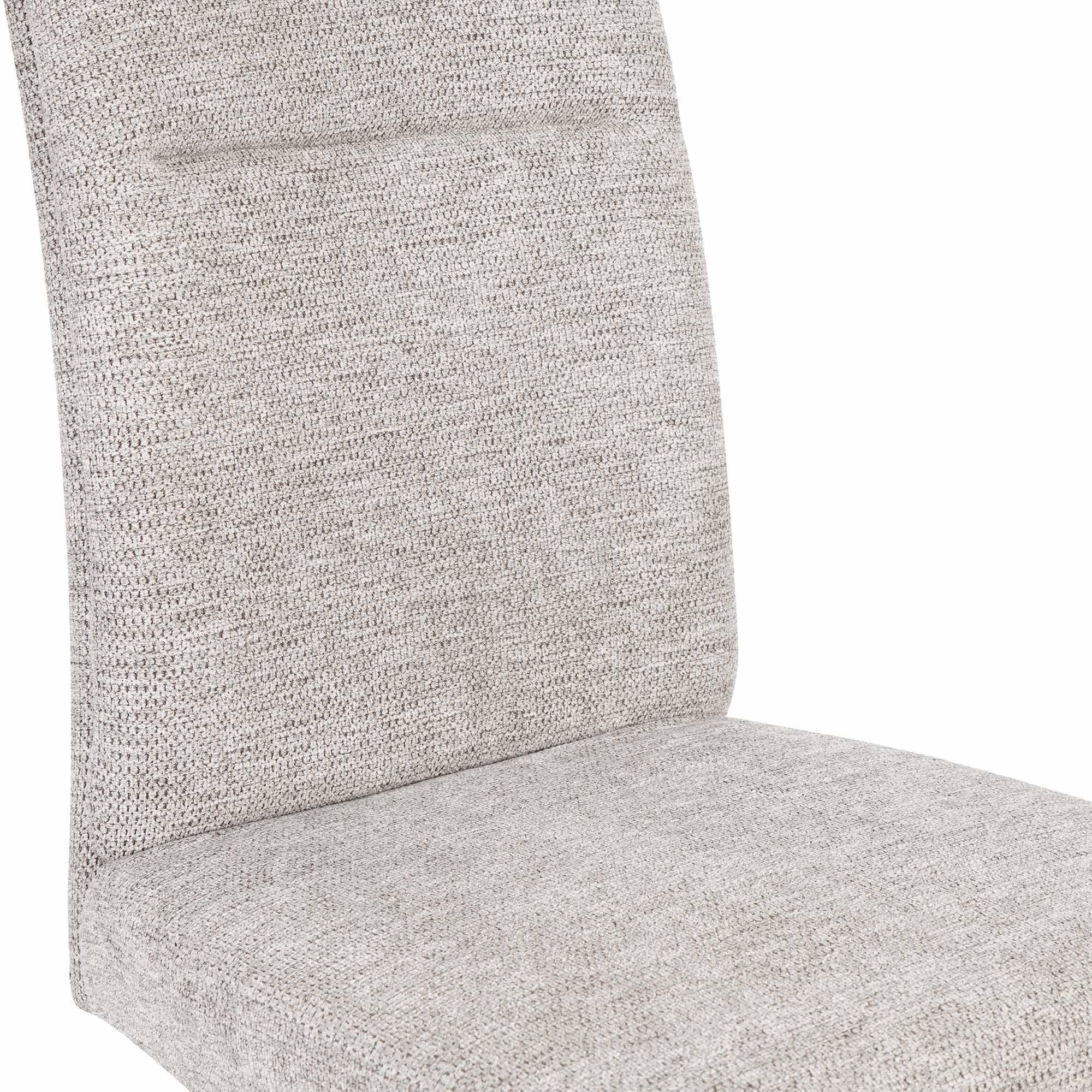 Raburg Freischwinger Maggie, 2er-Set, Stoffbezug, Beige/Schwarz, gepolstert | ergonomisch gepolstert, Metallgestell, für Esszimmer, Küche und Wohnbereich