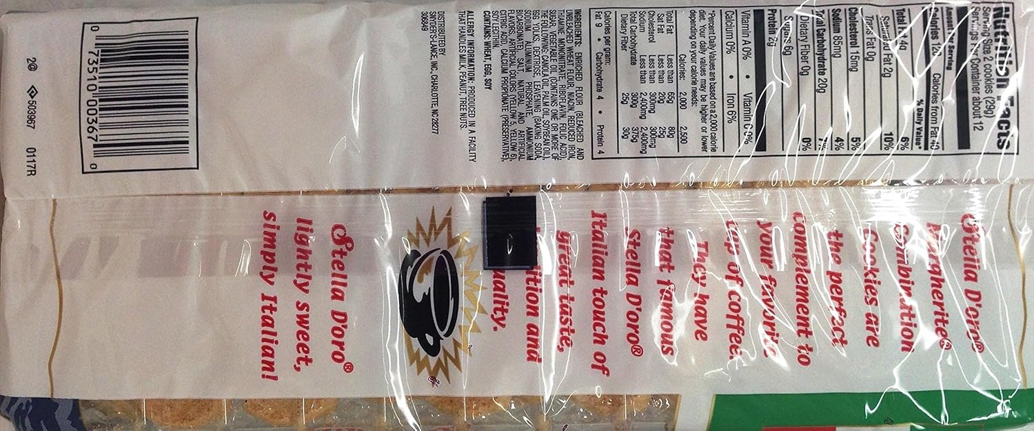 Stella Doro Cookies Margherite 12 Oz. Pack Of 6.