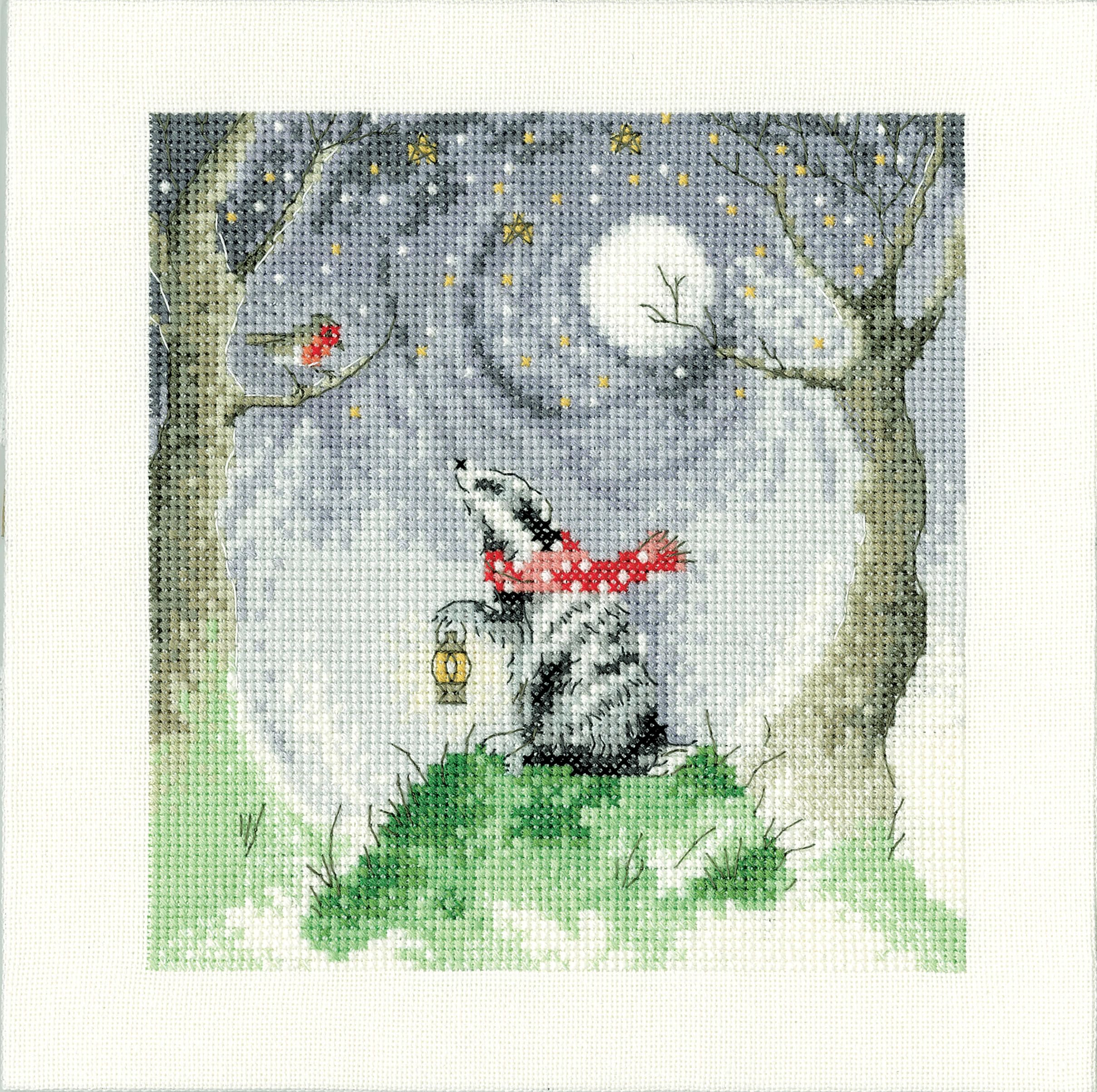 Heritage Crafts Cross Stitch Kit – Light The Way (Aida) Love Country - Badger & Robin