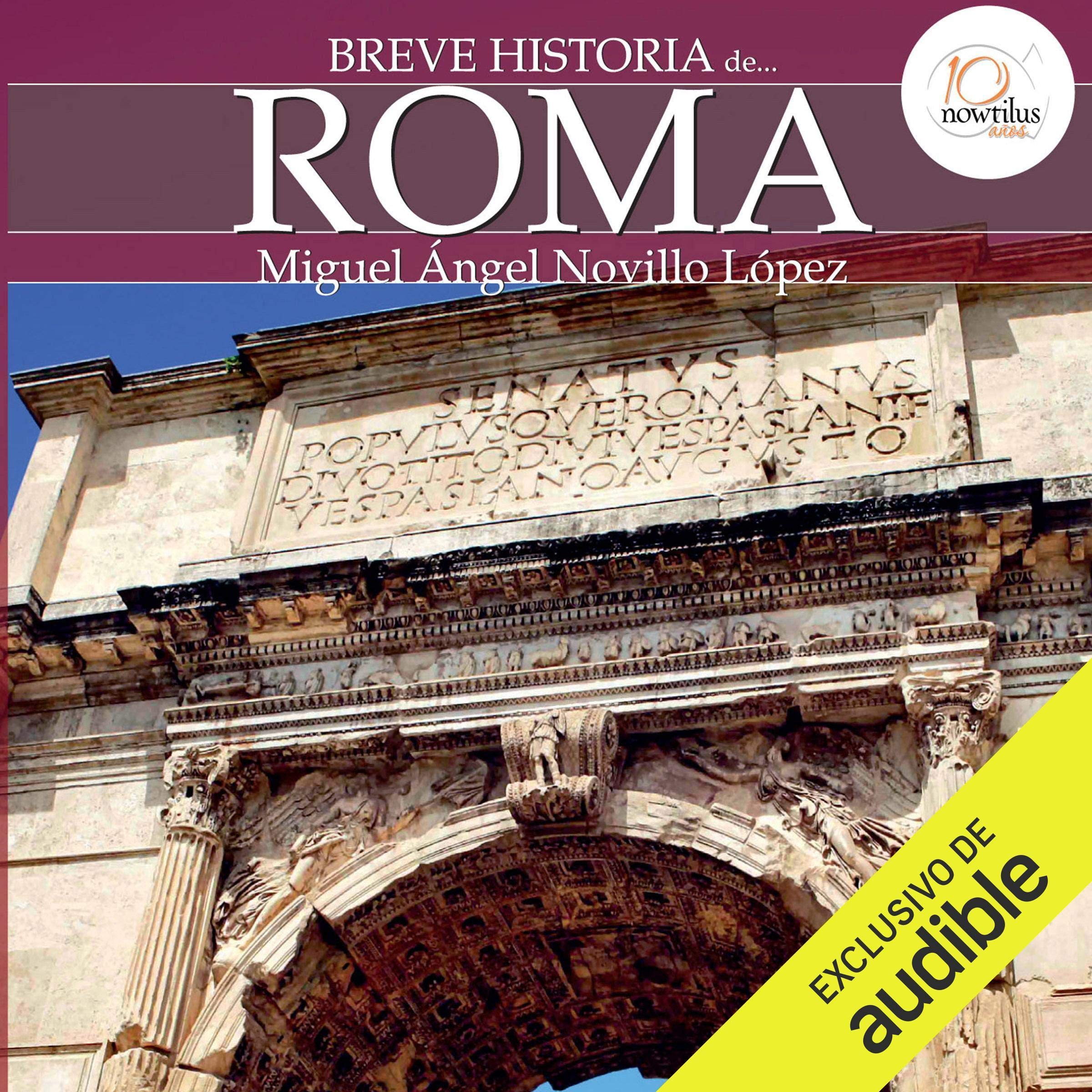 Cover art for Breve historia de Roma