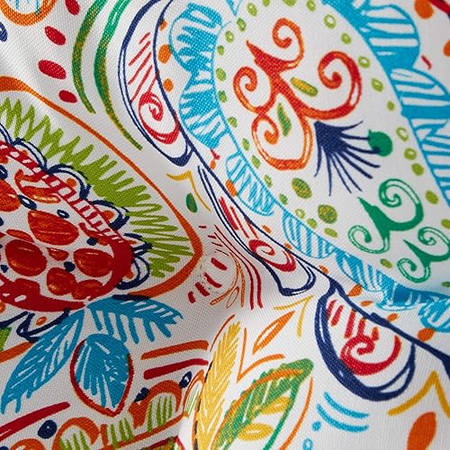 Miniatura 5 de South Pine Porch Jamboree Paisley - Cojín redondo para silla bistró de 15 pulgadas, 4 unidades (paquete de 1)