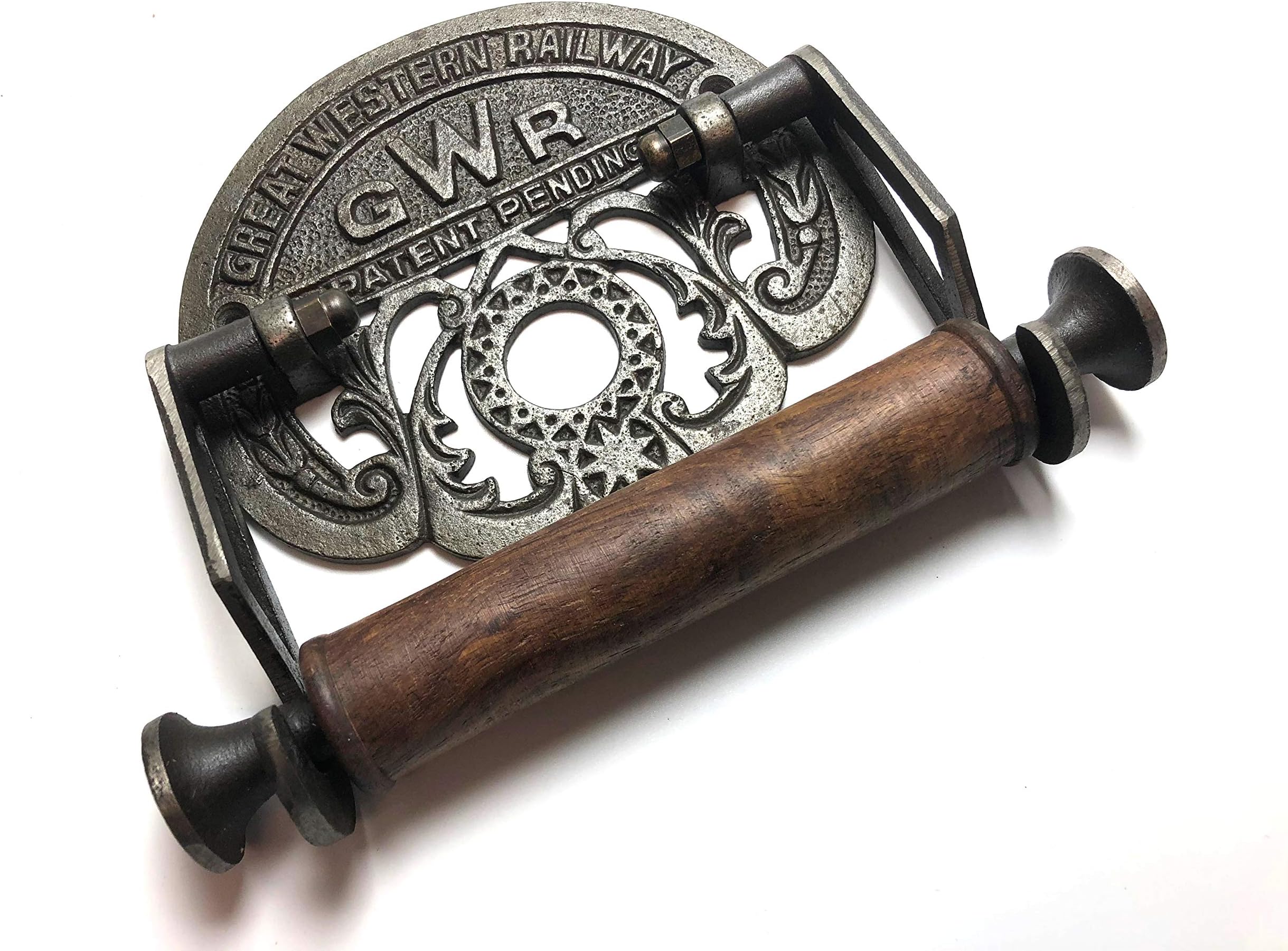 Traditional GWR railways vintage design victorian wall mounted toilet loo roll holder by Bowley and Jackson
