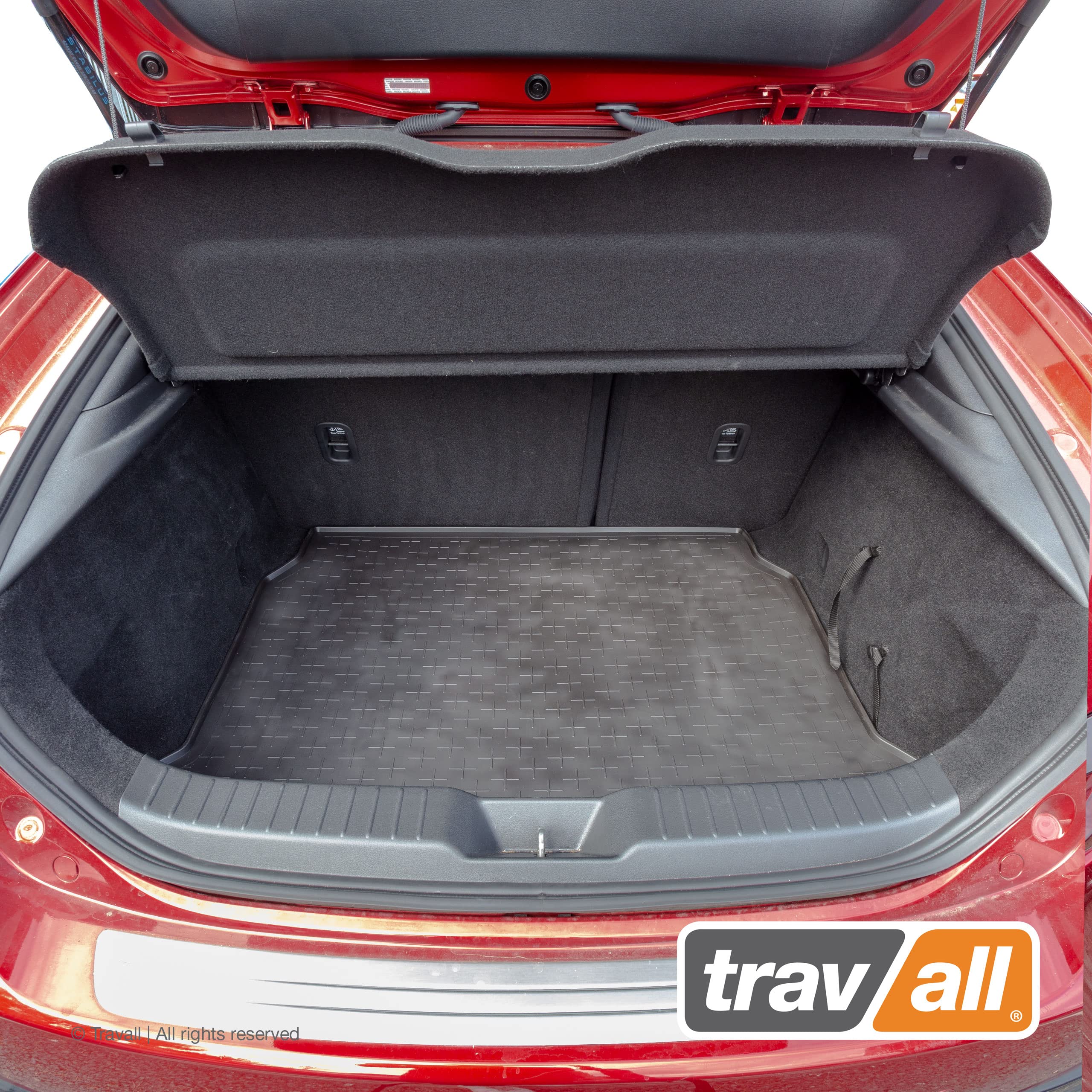 Travall Kofferraum Schutzmatte für Mazda 3 (2019-) Auto Zubehör Innenraum Antirutsch Kofferraumschutz 100% Passgenau Kofferraummatte Antirutschmatte Gummimatte Robuste Pflegeleichte