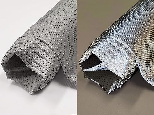 Miniatura 4 de Tela reflectante ligera para deportes y seguridad de alta visibilidad, 55 pulgadas de ancho, vendida por The Yard (elástico, gris)