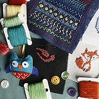 Vista 6 de Bobinas de hilo de bordar, 128 unidades, organizador de hilo de bordar, tarjetas de hilo de bordado de plástico para soporte de hilo de punto