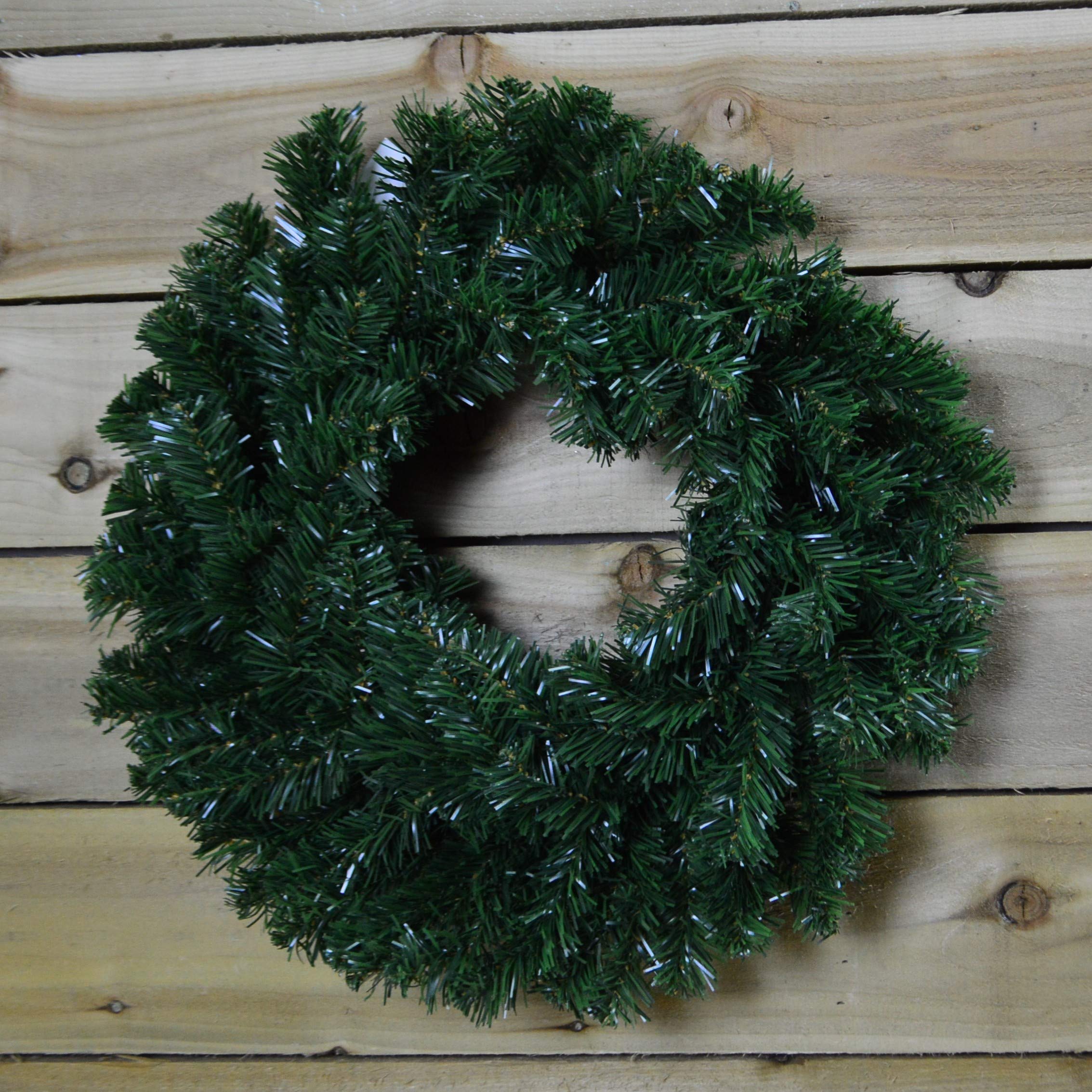 Premier Green 50Cm Diameter Artificial Christmas Wreath Decoration In