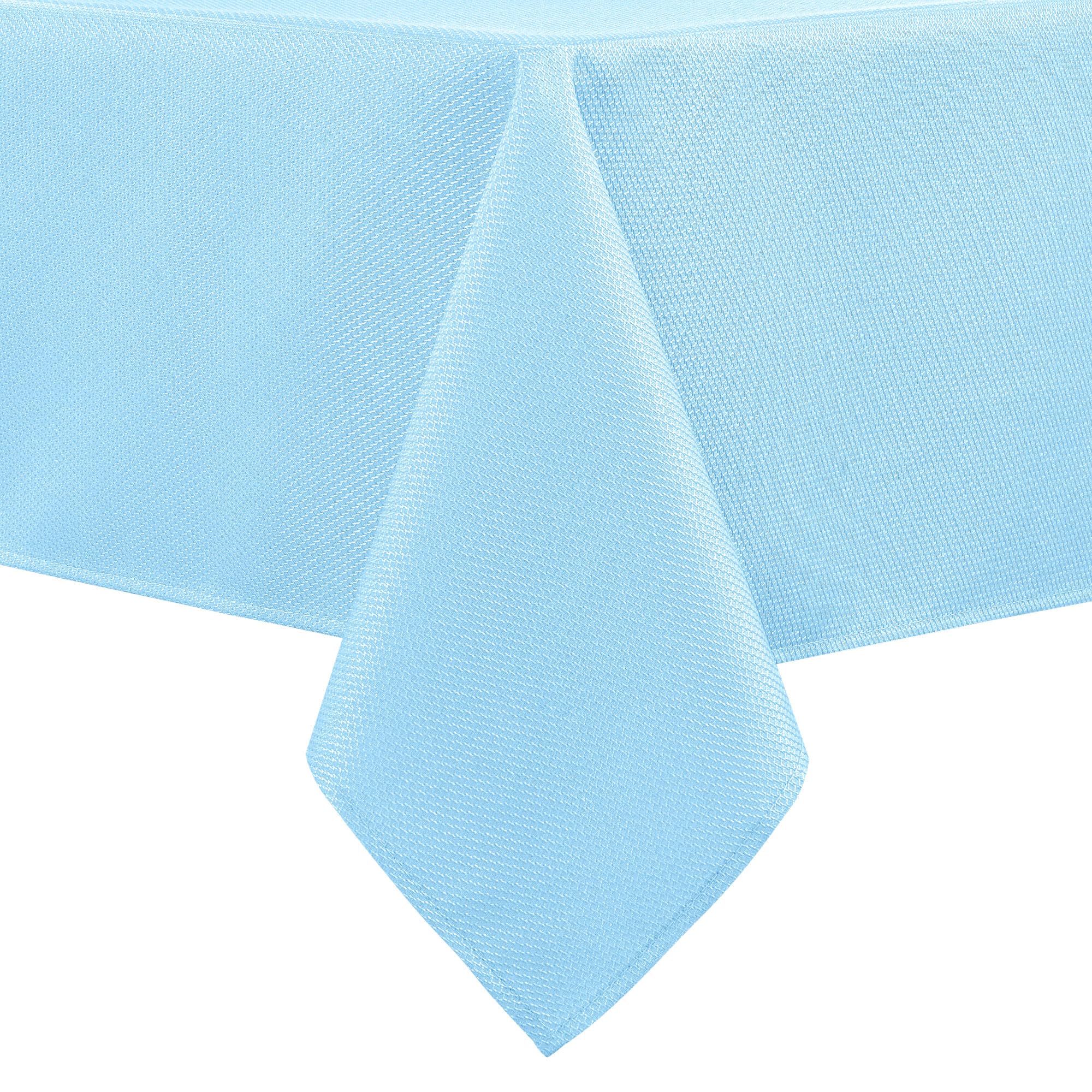 Nappe polyester infroissable rectangulaire 152x304 cm résistante aux déversements pour restaurant