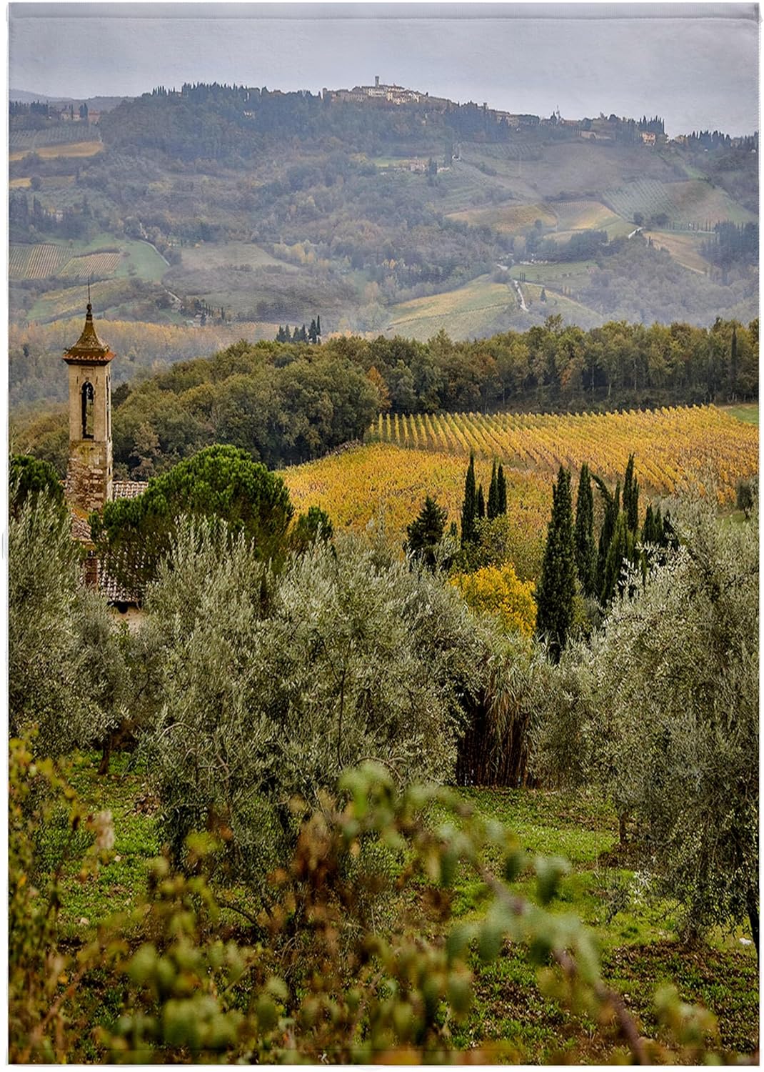 3dRose Italy, Tuscany, San Gimignano, Outside San Gimignano 22x30 Bath Hand Pool Towel