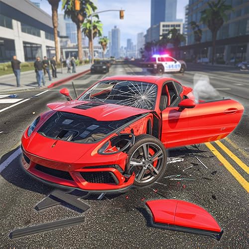 Car Crash Simulator Slingshot Car Battle Smash - Demolition Derby Truck Crash Racing Games 2025